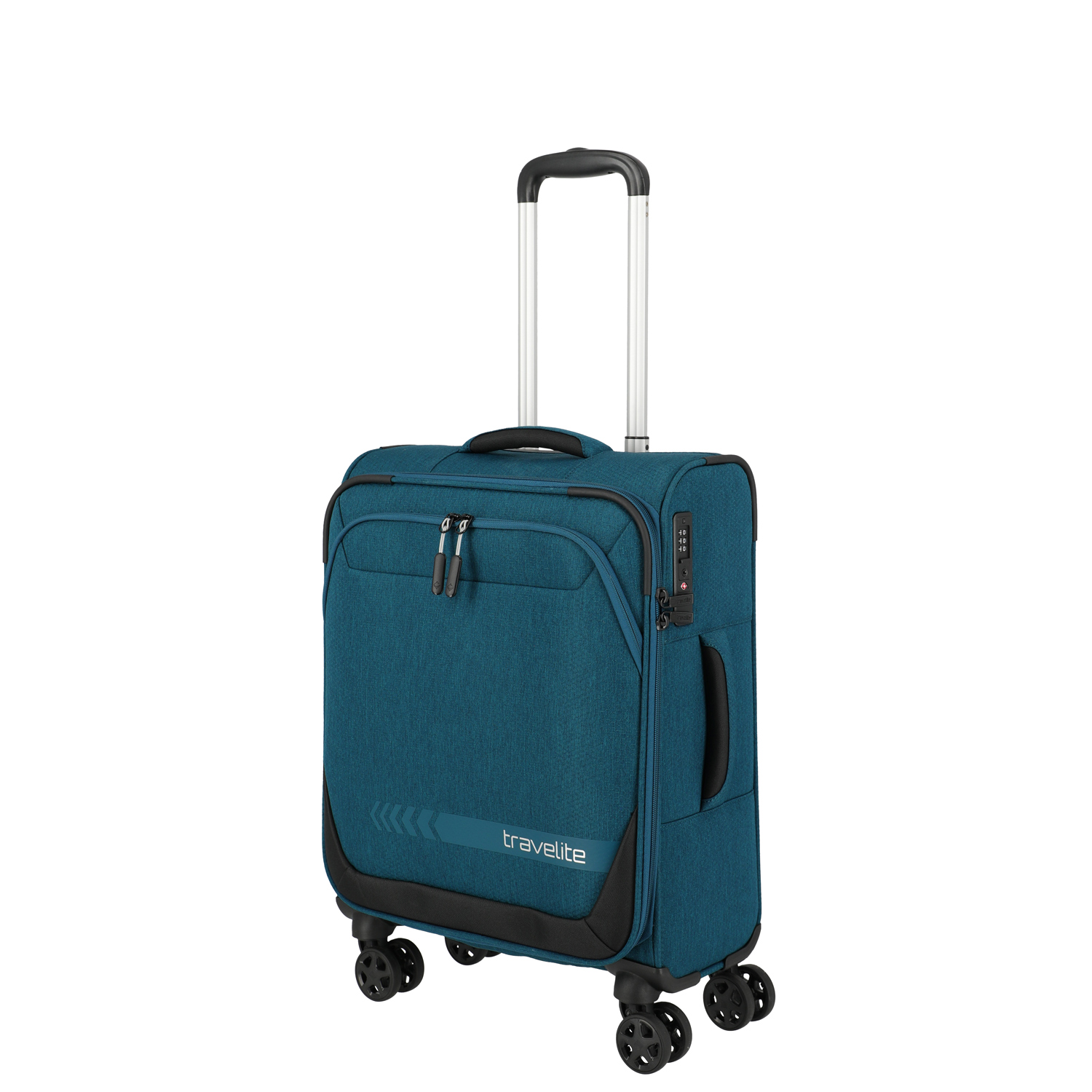 Travelite 4-Rad Trolley S Kick Off petrol Abbildung 1