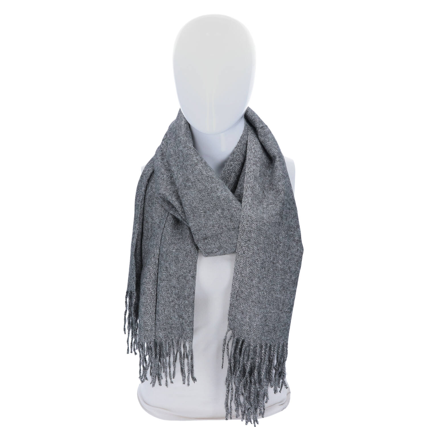 Antonio Winterschal Soft Cashmera Melange  schwarz Abbildung 2