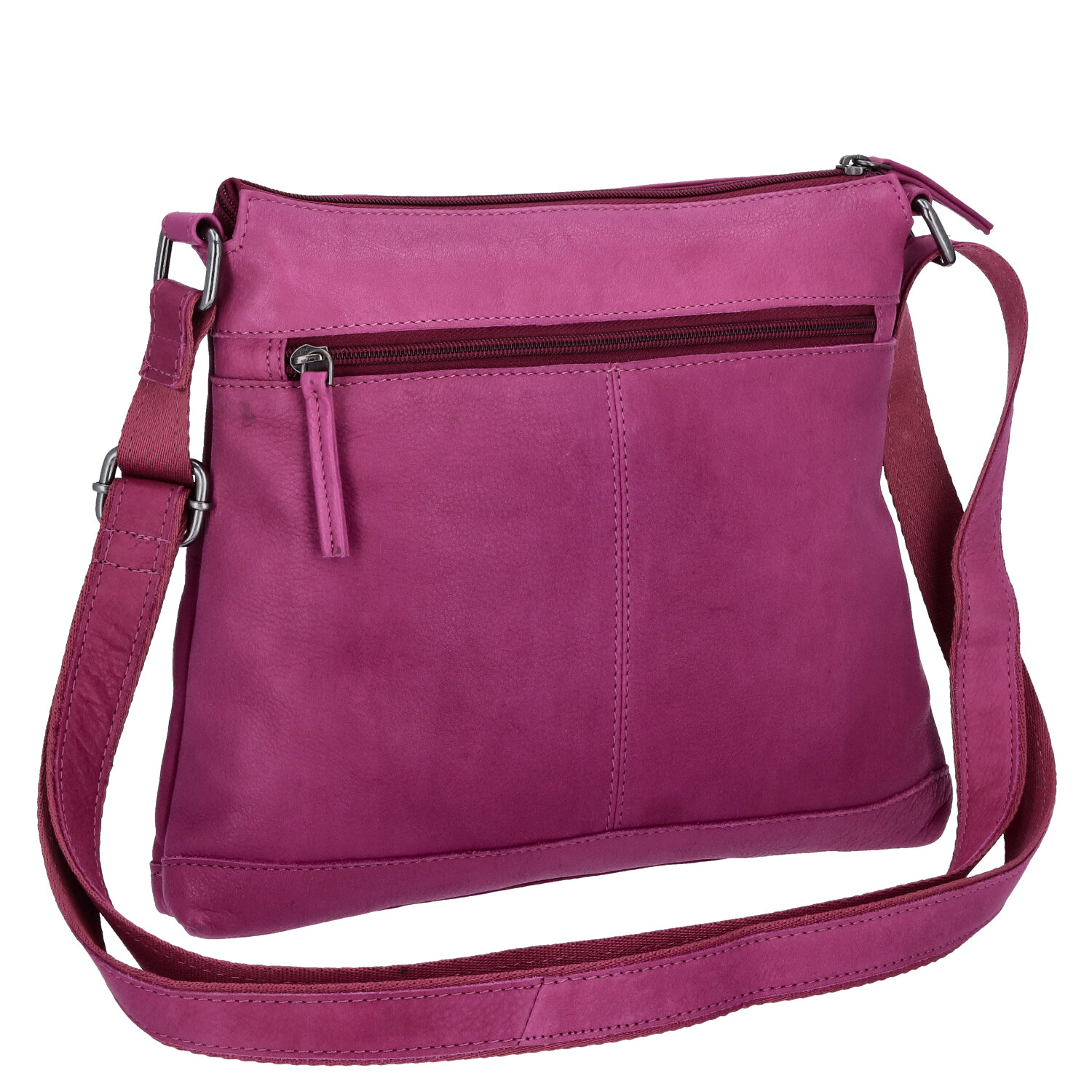 The Skandinavian Brand Leder Umhängetasche  Purple