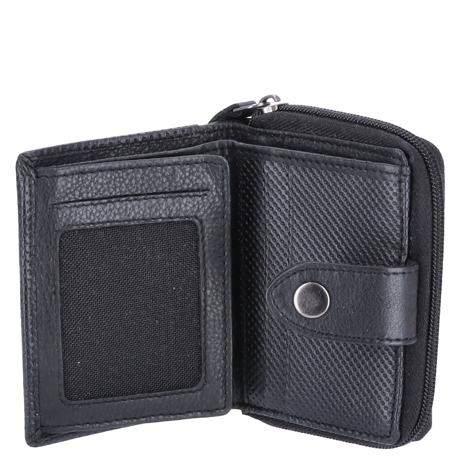 The Skandinavian Brand Damen Leder Geldbörse klein  Black Abbildung 4