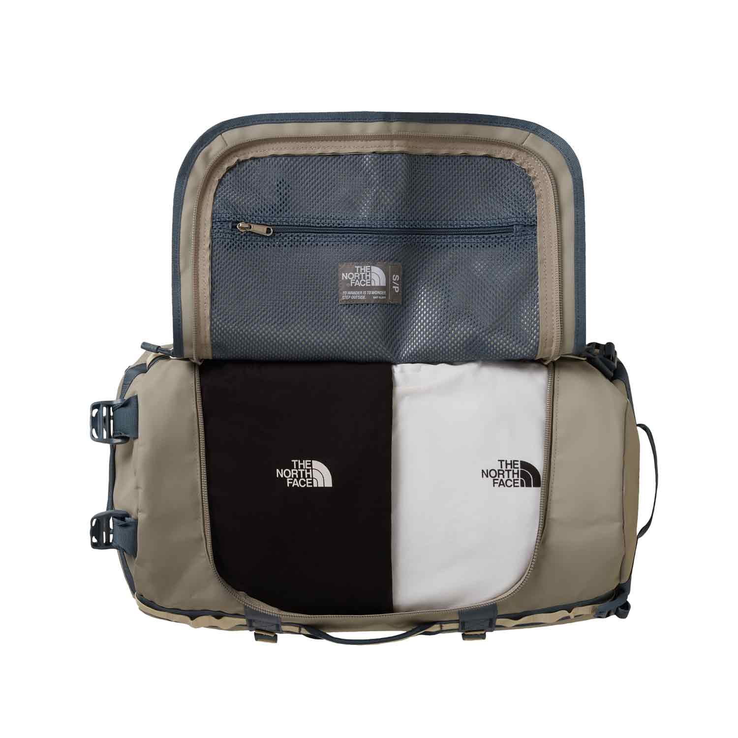 The North Face Reisetasche/Rucksack Base Camp Duffel S Stone Slab/Granite Grey Abbildung 4