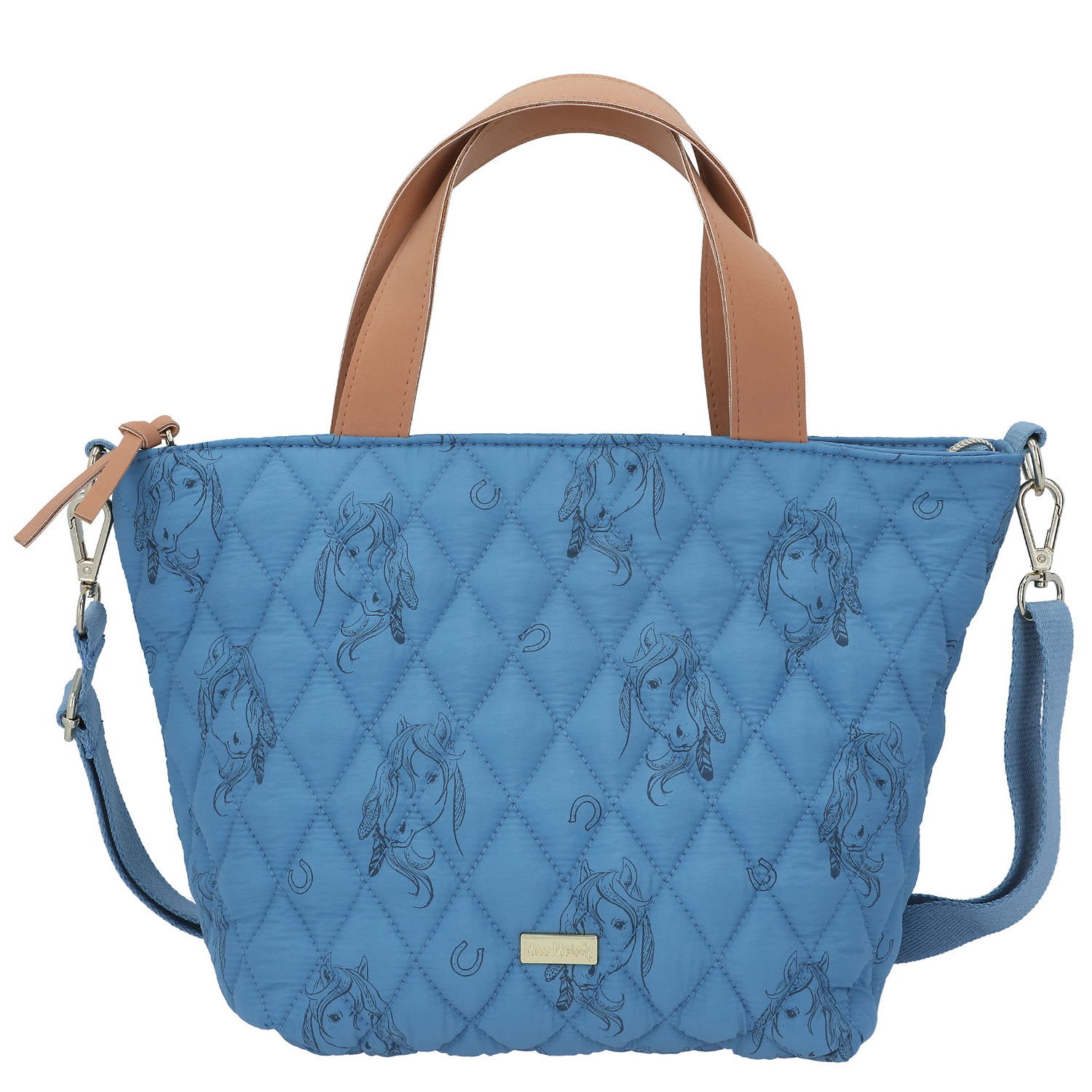 Depesche Mini Shopper Miss Melody Blue Quilt 