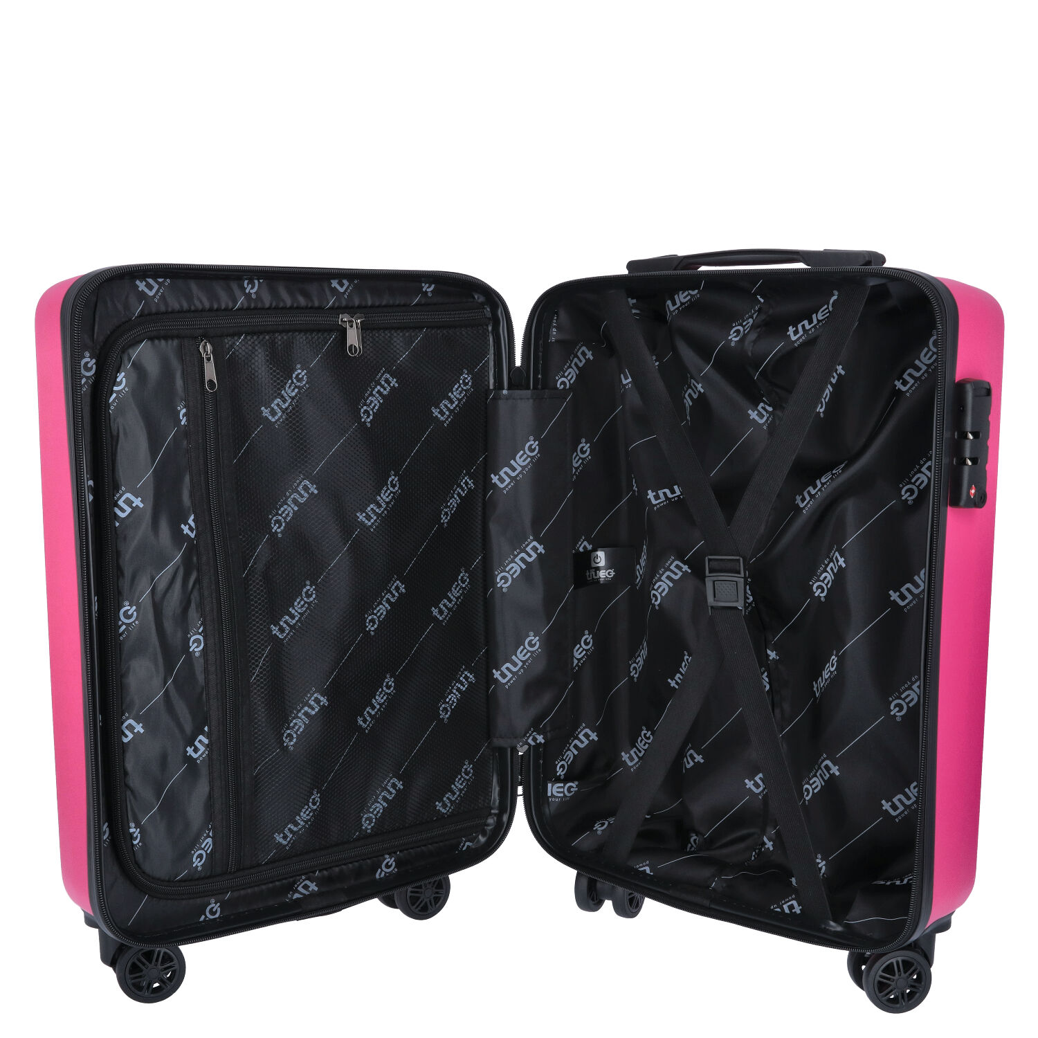 TheTrueC 4-Rad Trolley 55cm "Kingston" Kingston sangria red Abbildung 8
