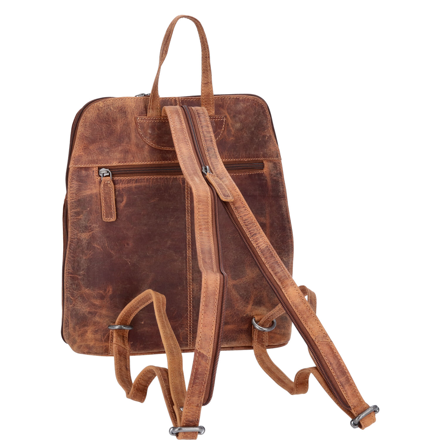 The Skandinavian Brand Leder Rucksack Hunter - Cognac Abbildung 2
