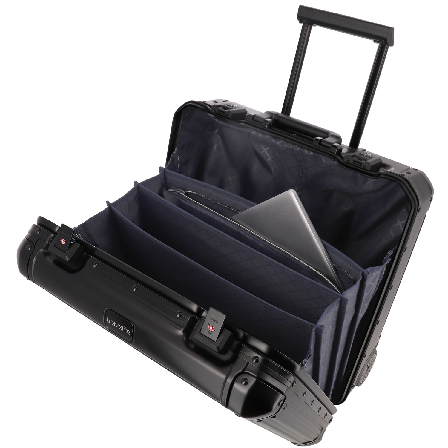 Travelite Business Trolley Aluminium NEXT schwarz