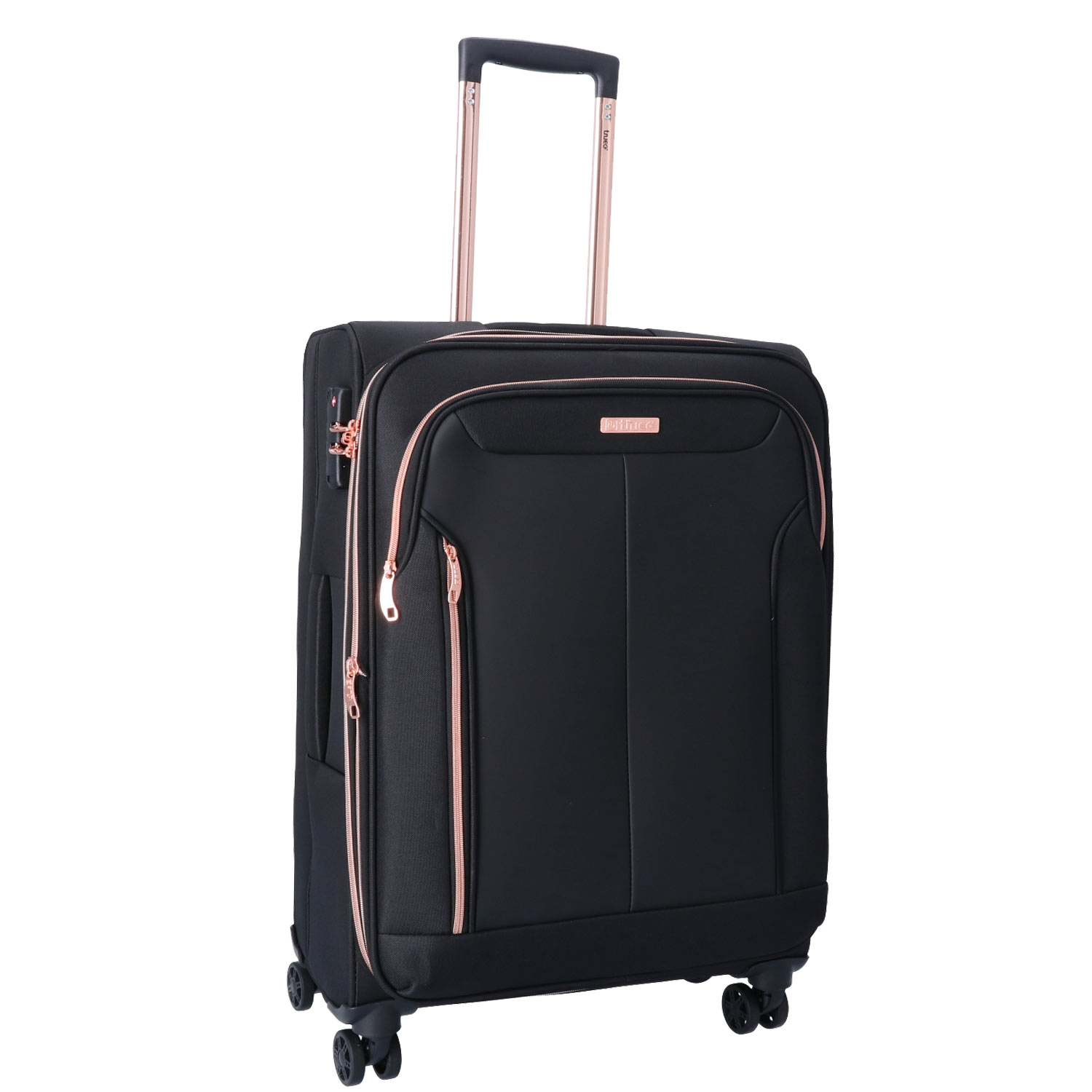 TheTrueC 4 Rollen Koffer Superlight 67cm Kopenhagen black/rose