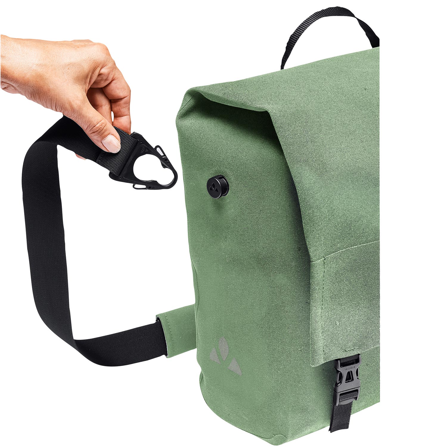 Vaude City-Fahrradtasche M Augsburg IV willow green Abbildung 4