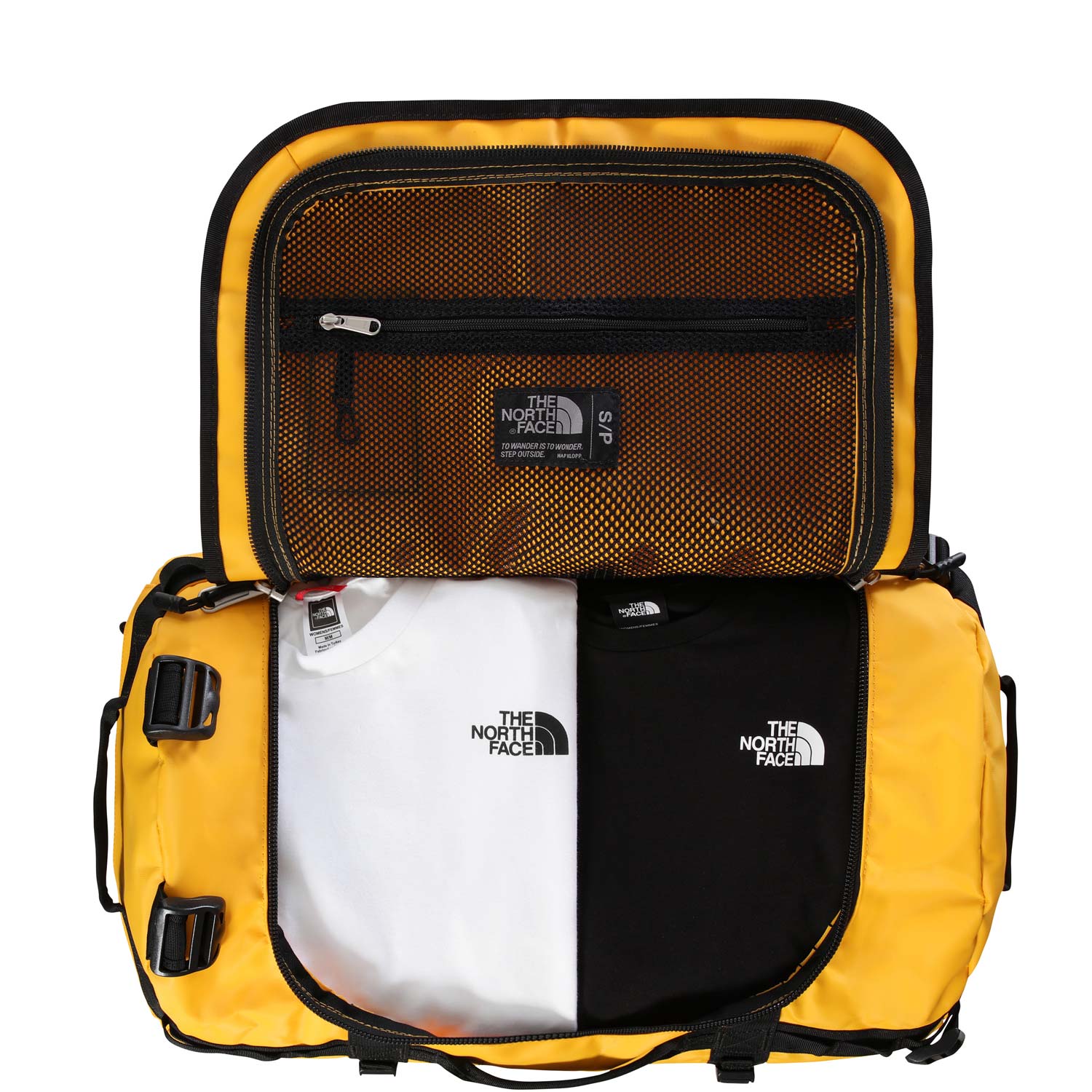 The North Face Reise/-Sporttasche Rucksack Base Camp Duffel S Summit Gold/Black