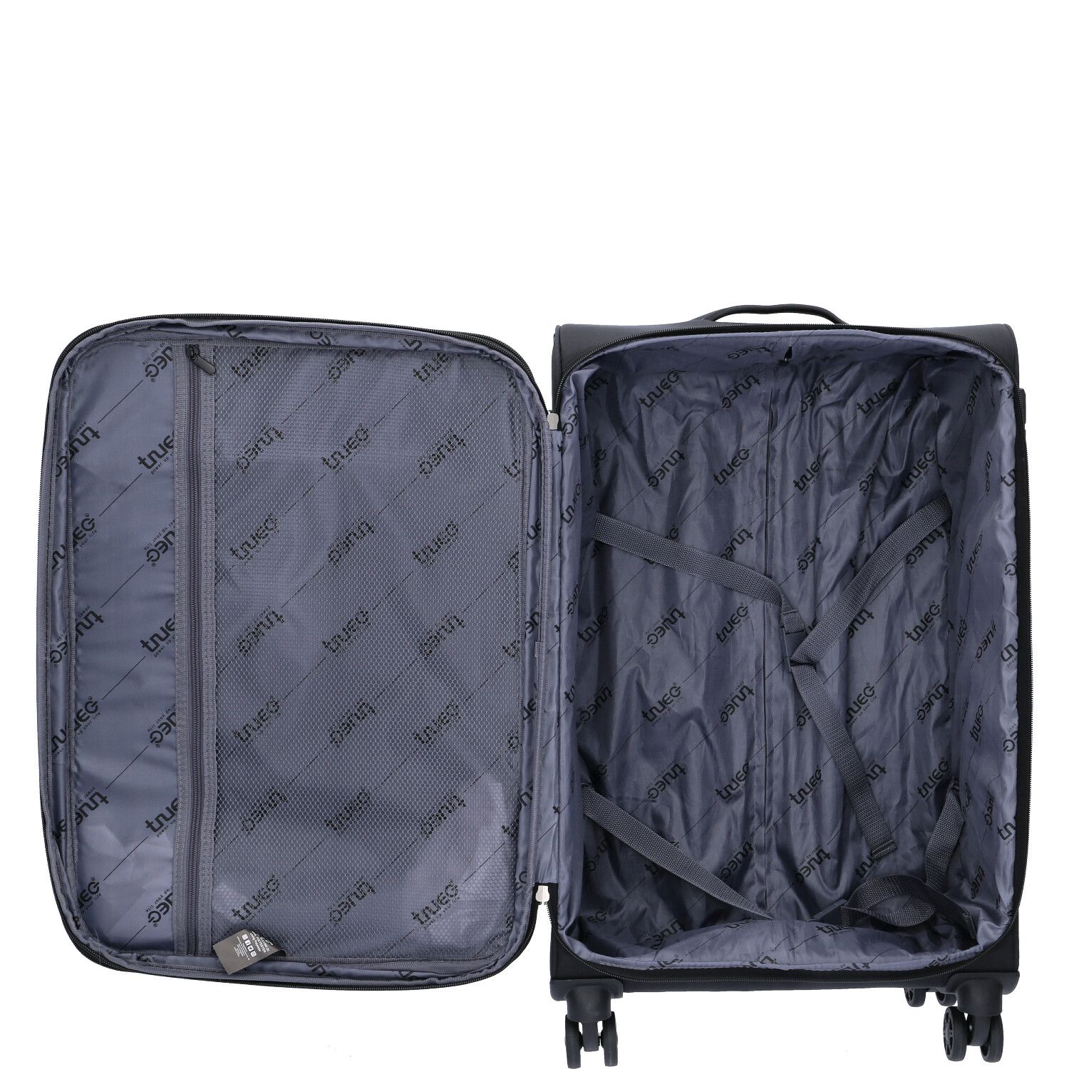 TheTrueC 4-Rad Trolley 69cm  Black-Blue Palma Black Abbildung 8