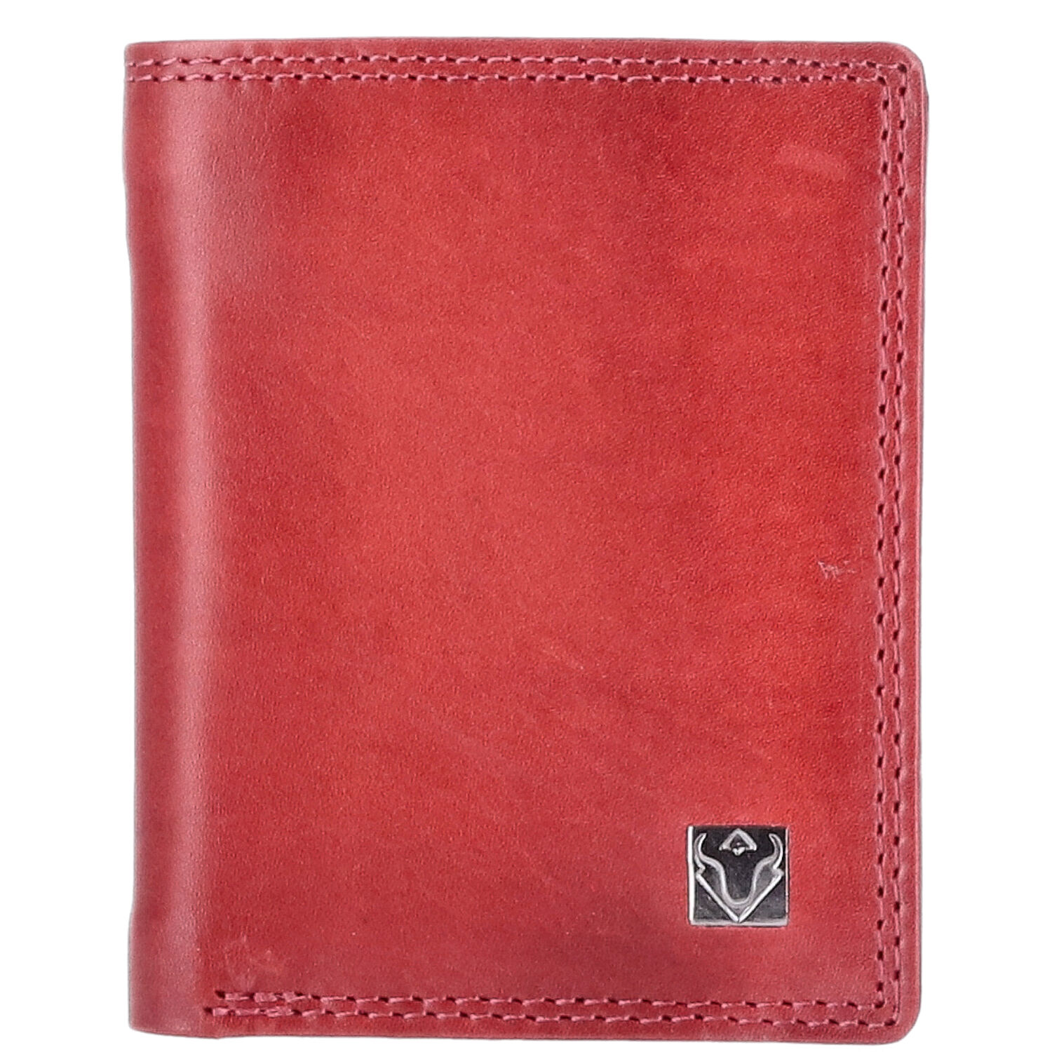 Urban Bull Wallet Washed Leather rot