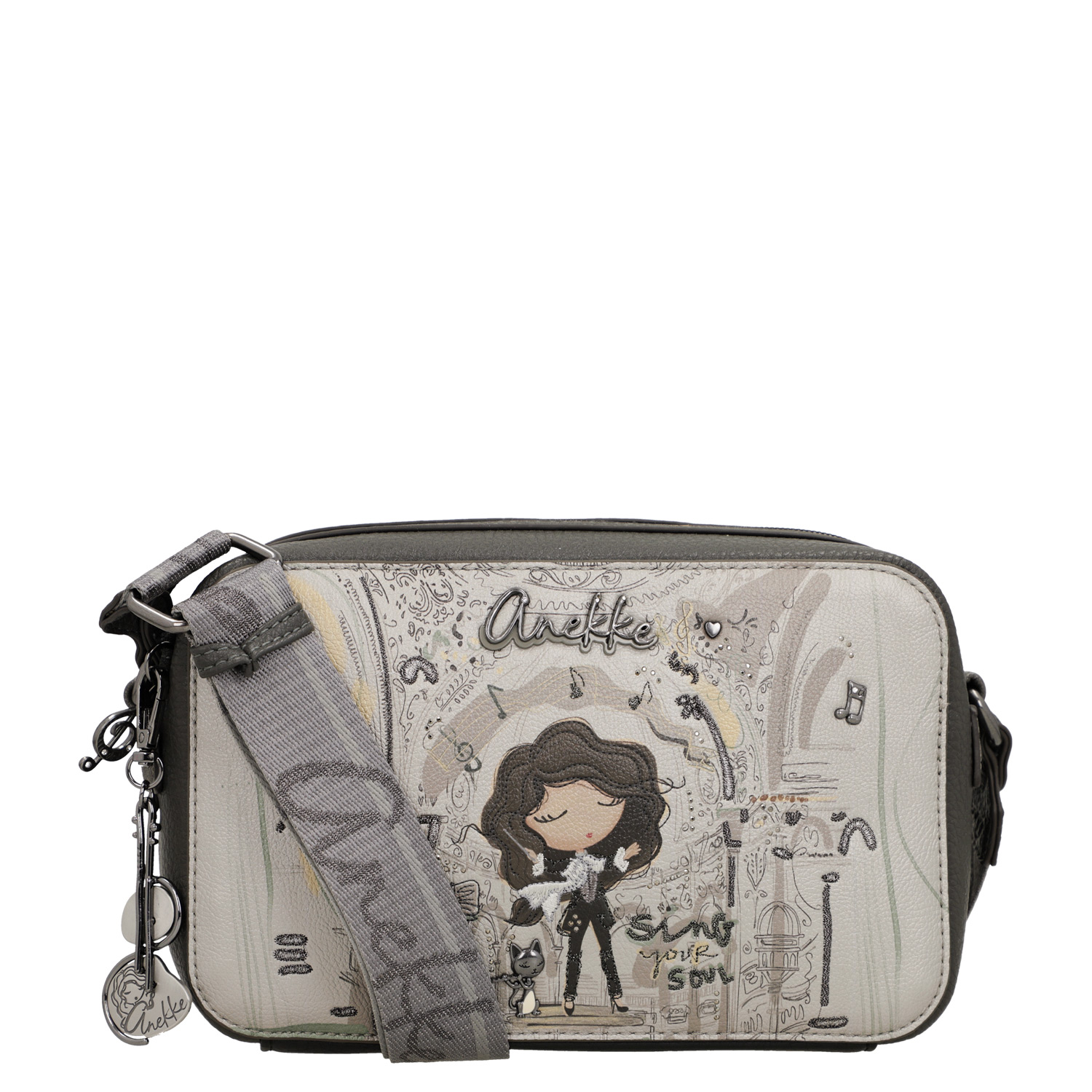 Anekke Damen Schultertasche Bolso Bandolera multicolour Abbildung 1