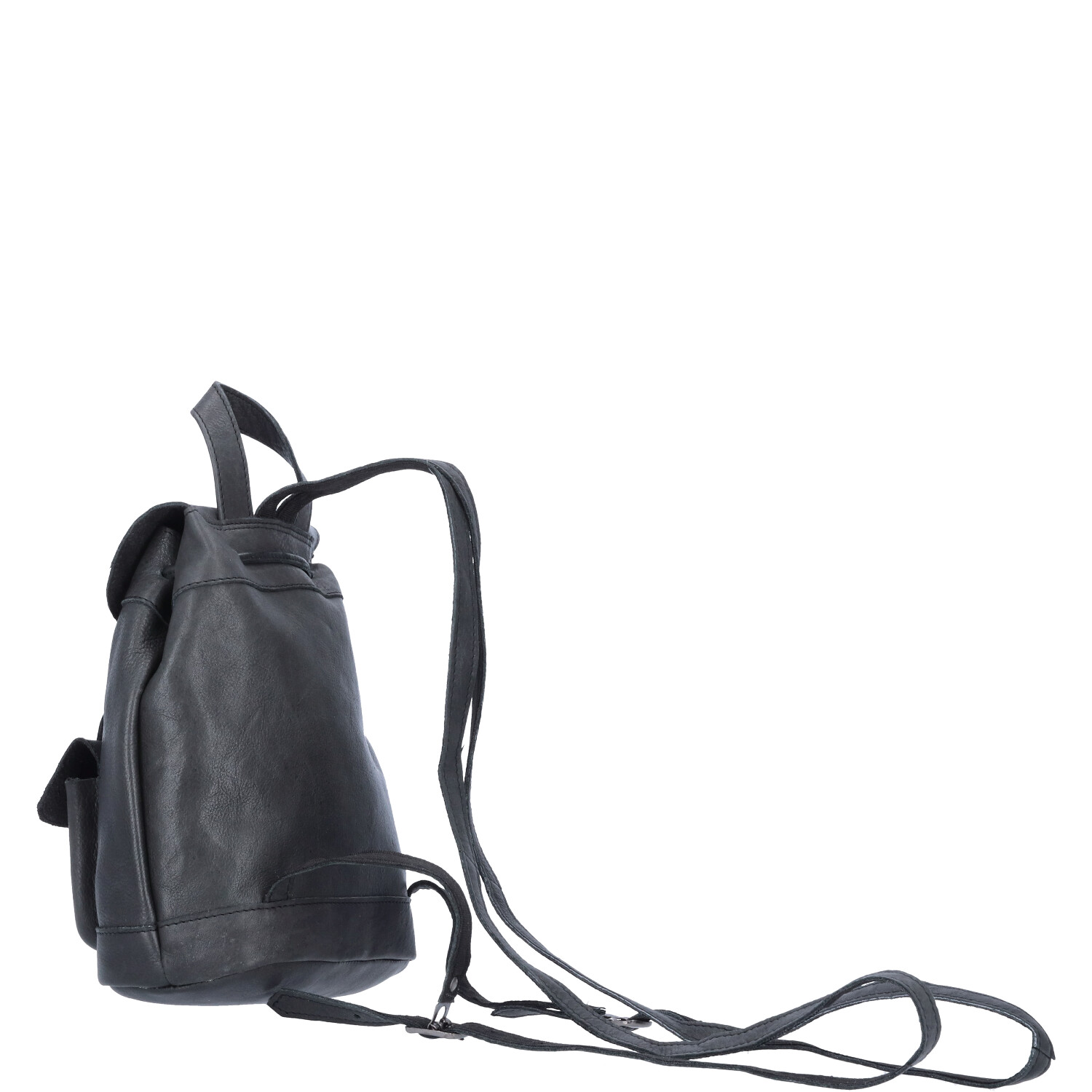 The Skandinavian Brand Damen Lederrucksack mini Style  schwarz