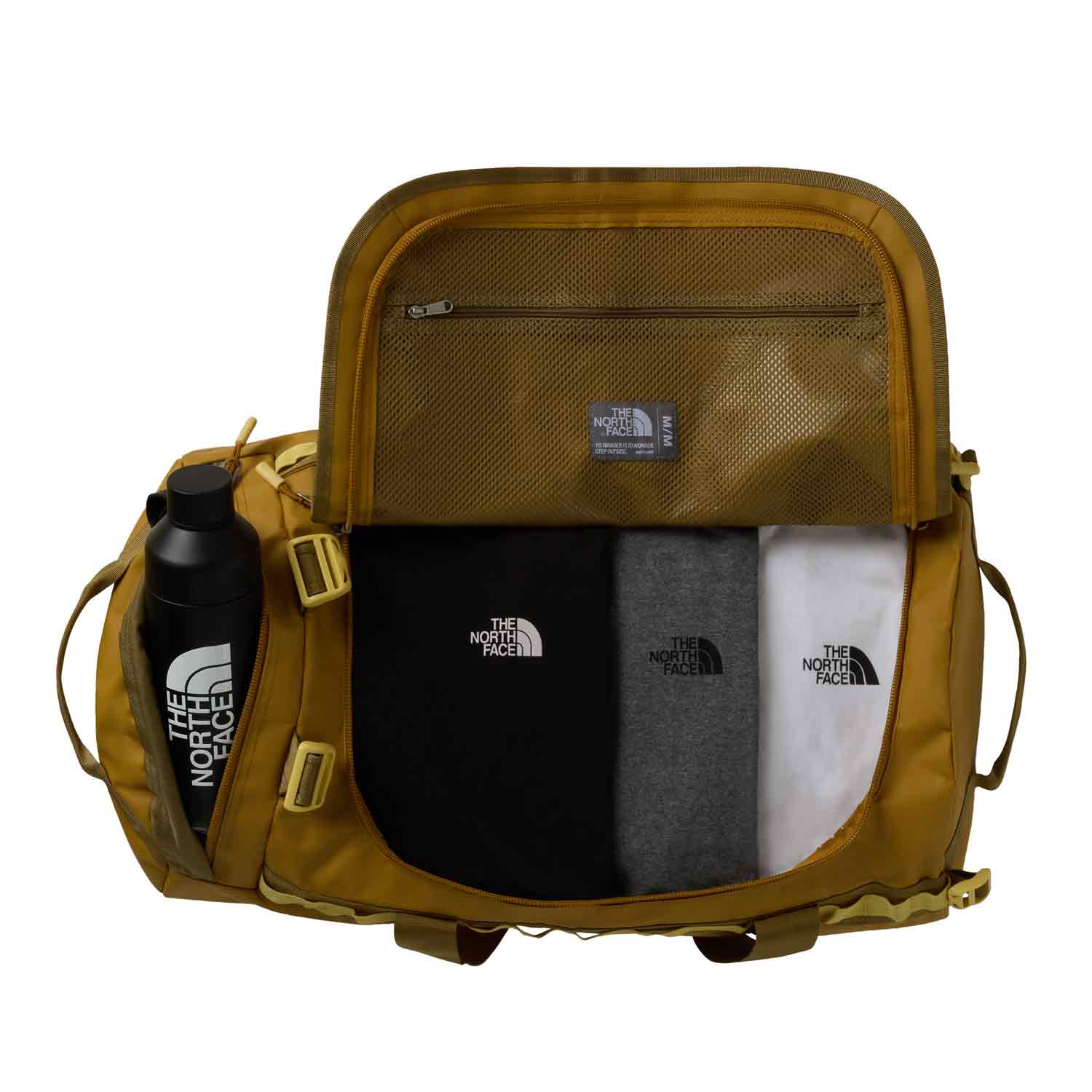 The North Face Reisetasche/Rucksack Base Camp Duffel M Golden Tan/Cedar/Honeye Abbildung 4