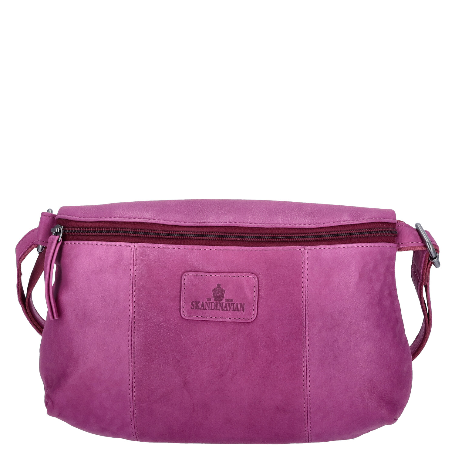 The Skandinavian Brand Leder Crossbody Bag  Purple