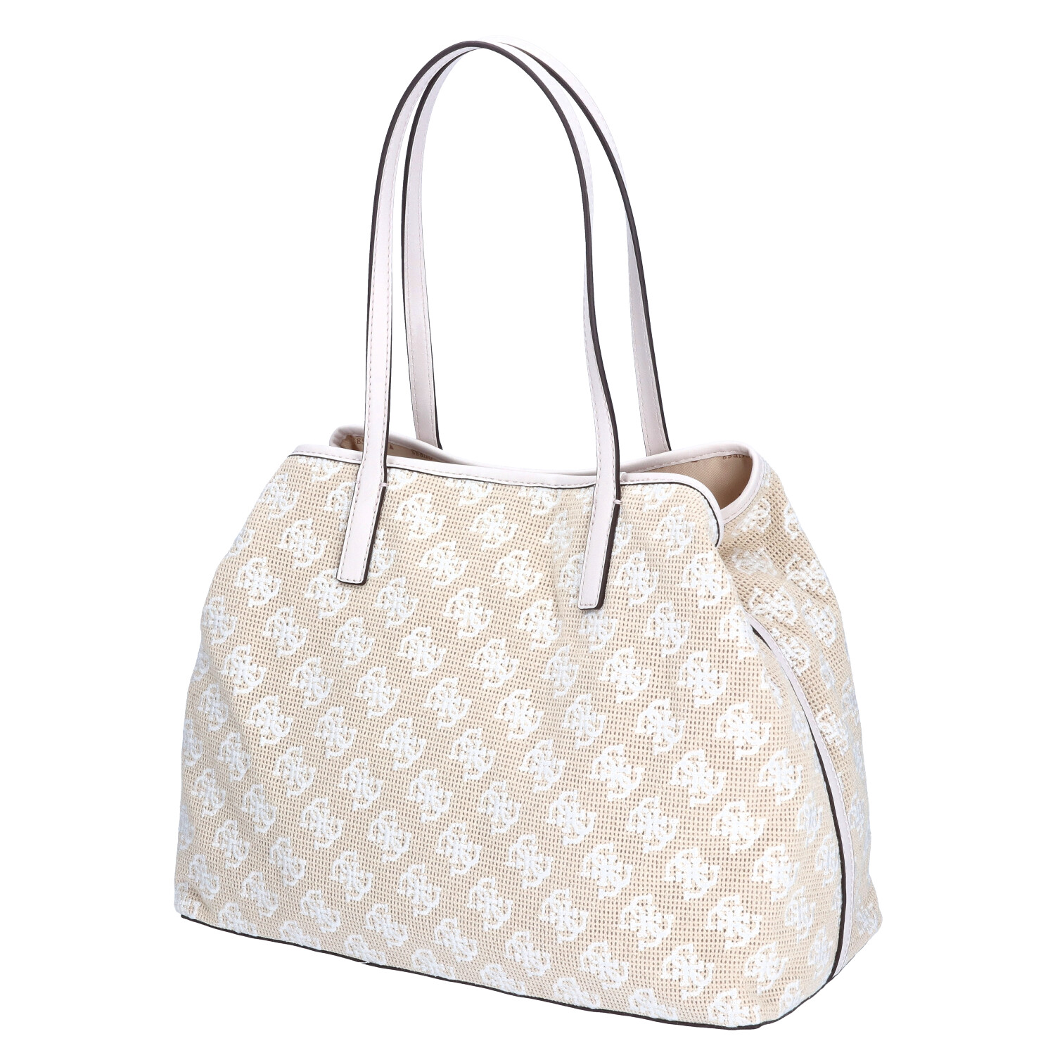 GUESS Damen Shopper Vikky II White Logo