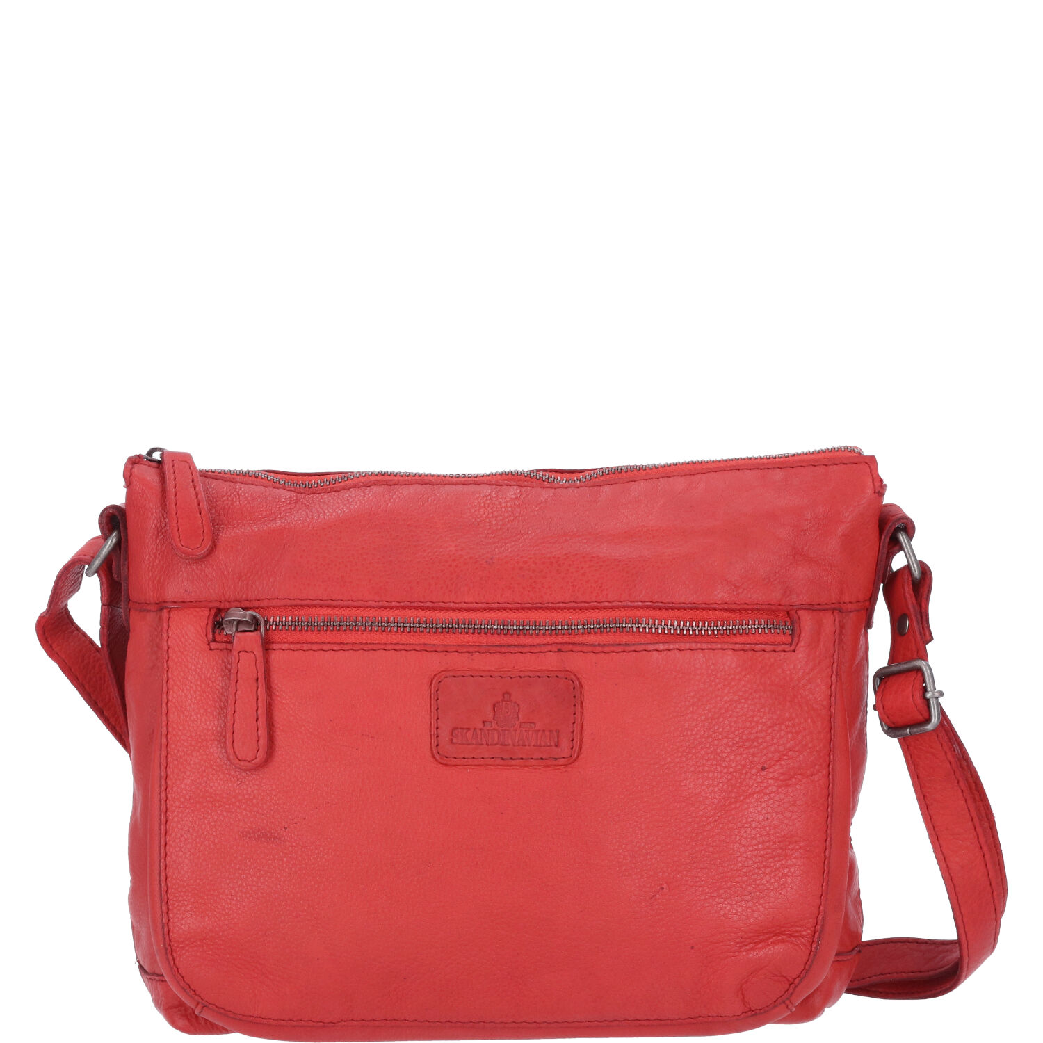 The Skandinavian Brand Damen Ledertasche  rot