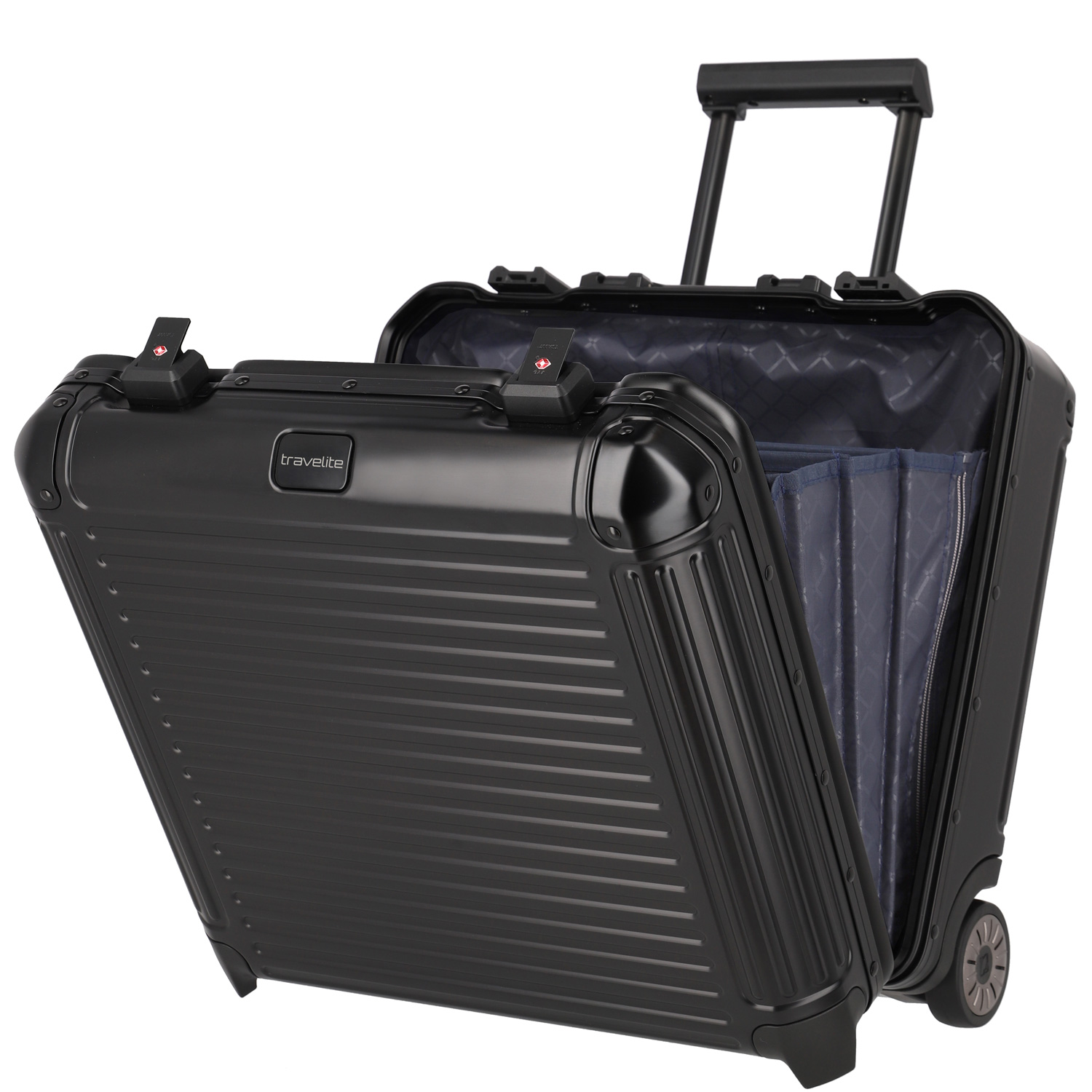 Travelite Business Trolley Aluminium NEXT schwarz