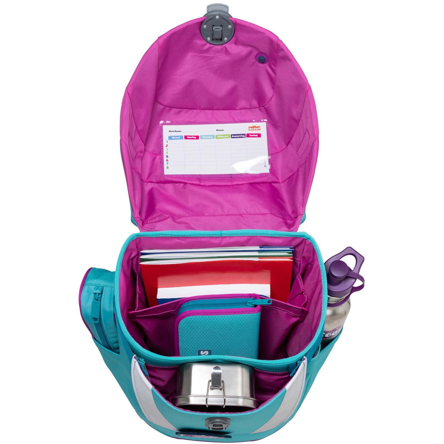Scout Schulranzen-Set 4-teilig Sportbeutel Sunny II schwarz Abbildung 5