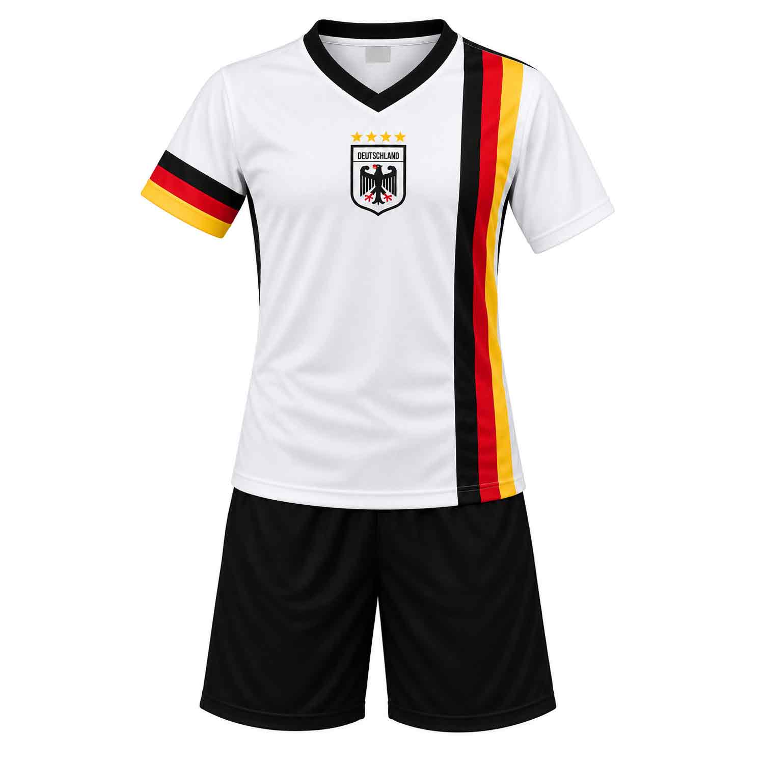 Antonio Fußball Kinder Triko Deutschland - Gr. XS 96-104 Abbildung 1