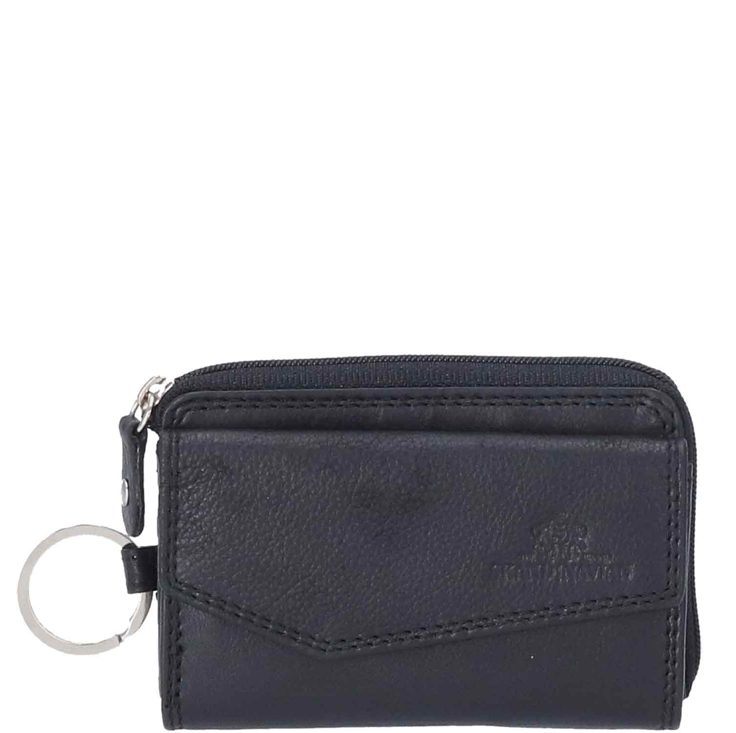 The Skandinavian Brand Credit Card Holder Washed Nappa  schwarz