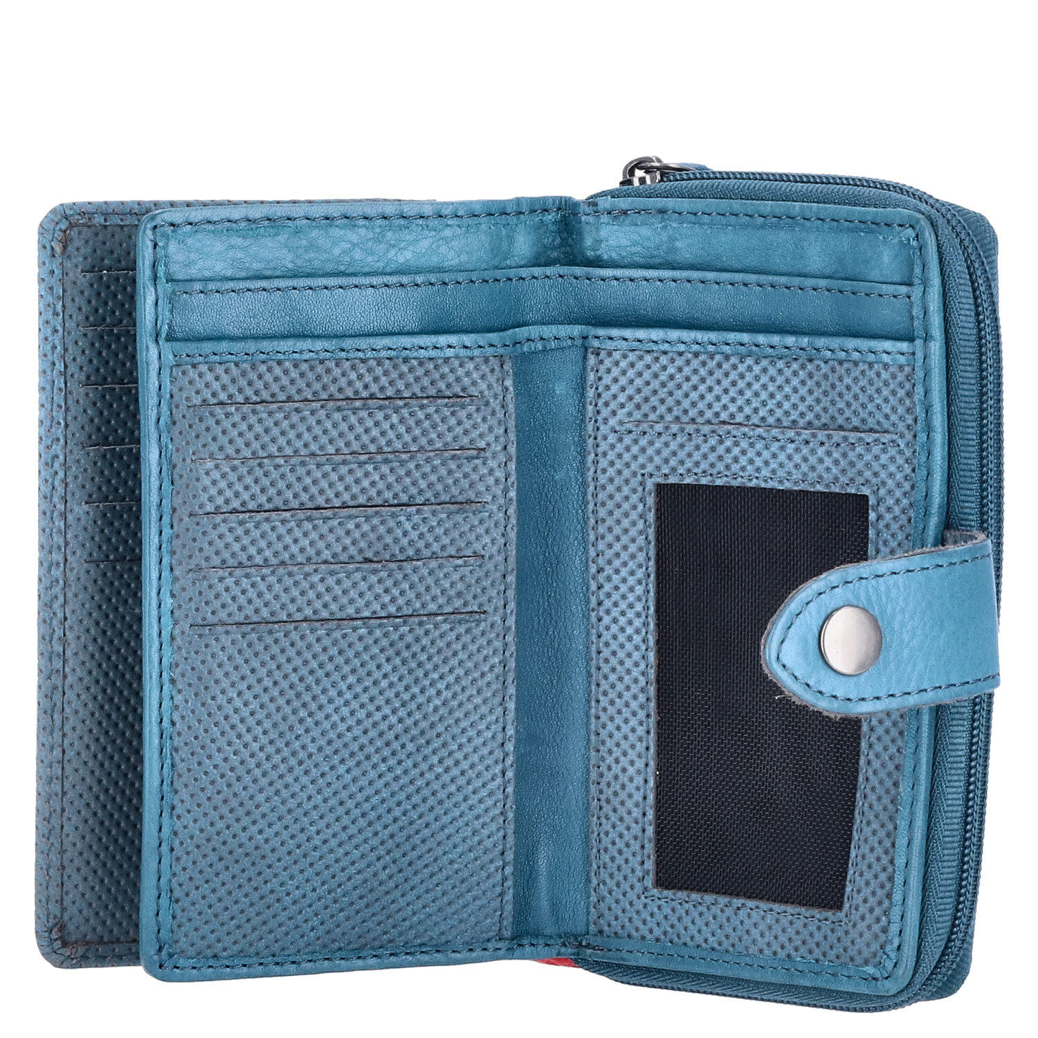 The Skandinavian Brand Damen Leder Geldbörse - Blue Abbildung 4