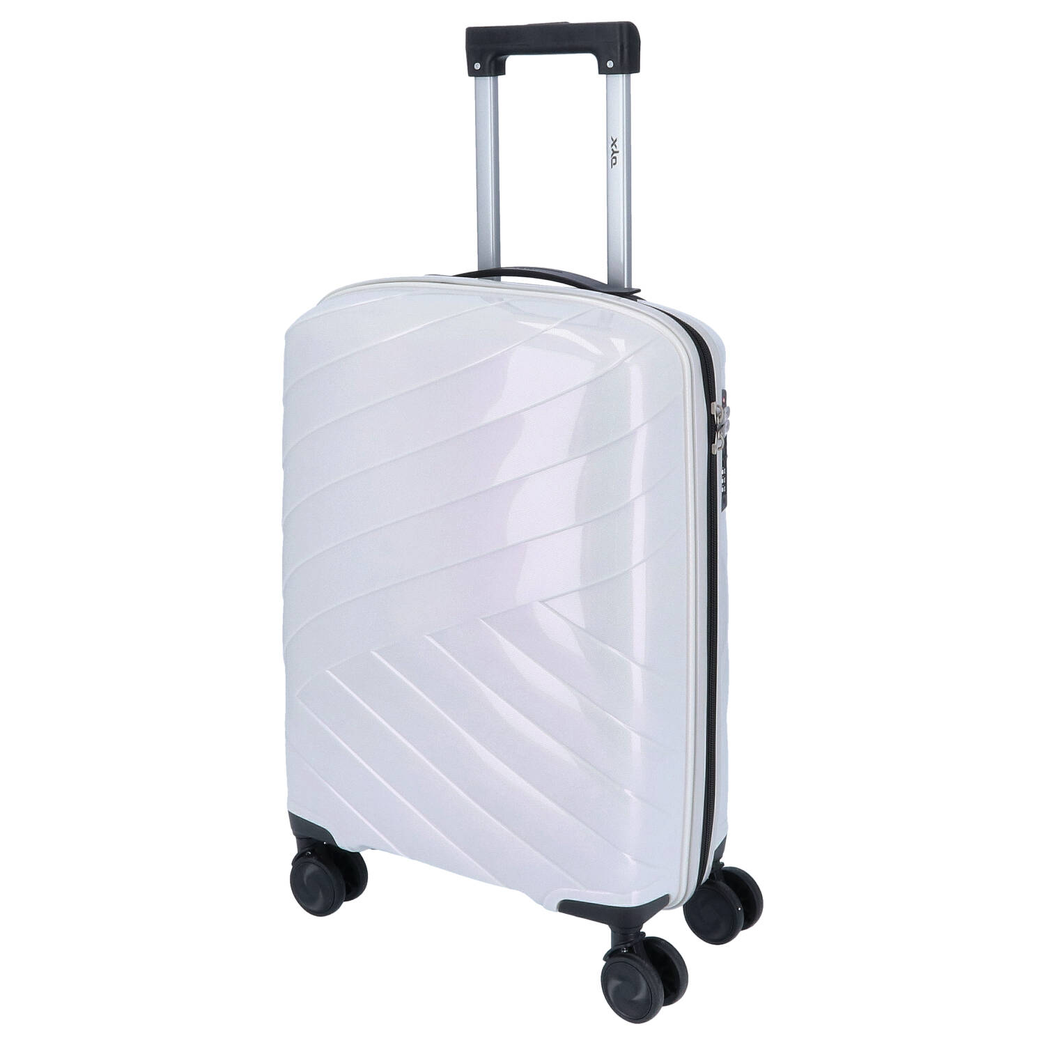 DYX 4 Rollen Trolley 3er Set S/M/L Dubai weiß Abbildung 2