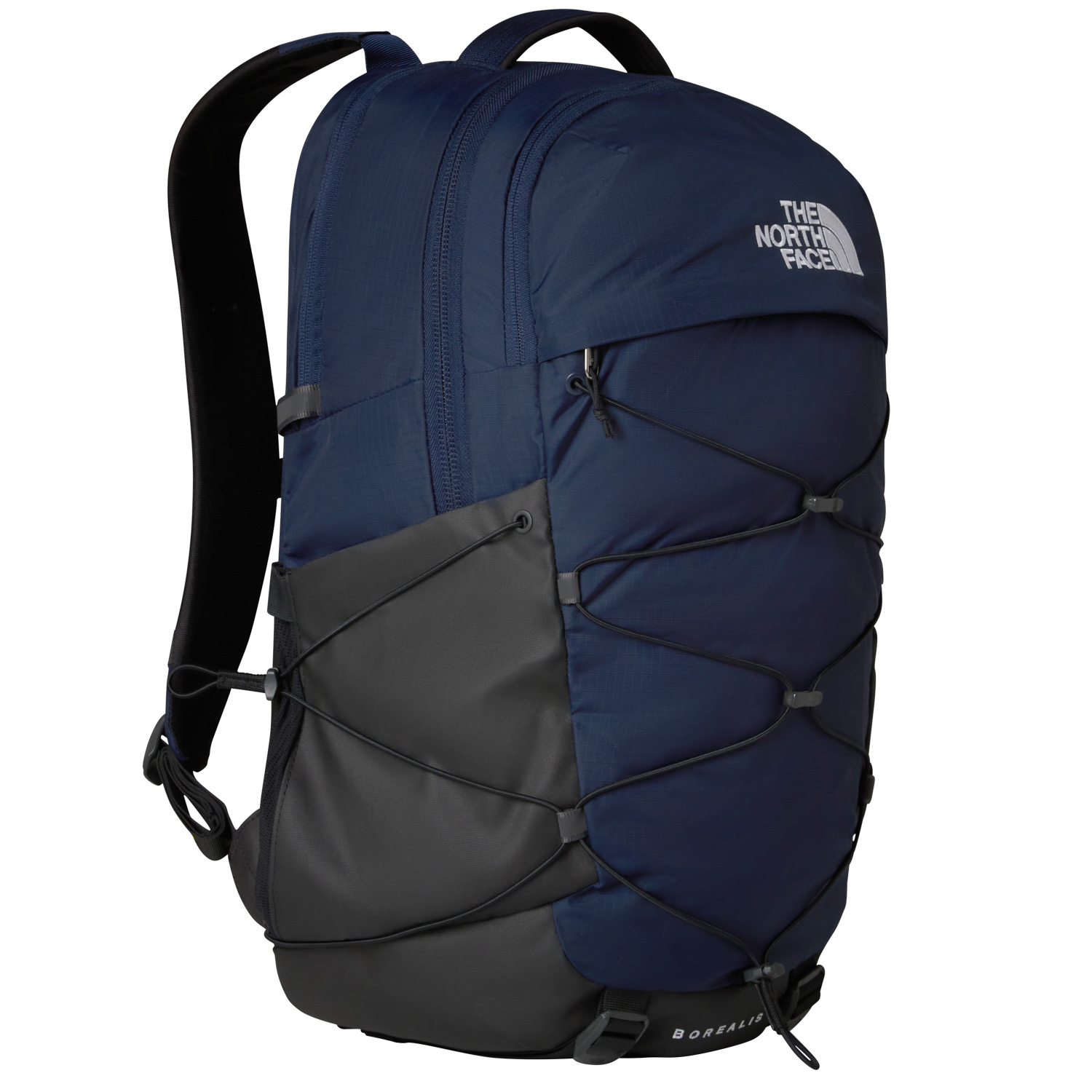 Black and blue north face backpack on sale