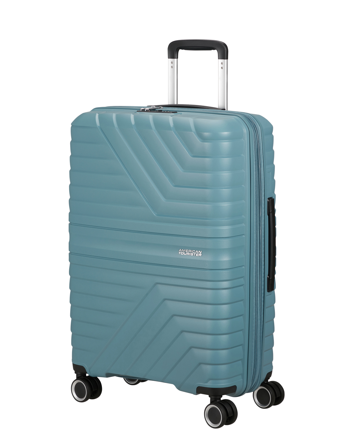 American Tourister Trolley mit 4 Rollen 67 cm Flytwist storm blue Abbildung 1