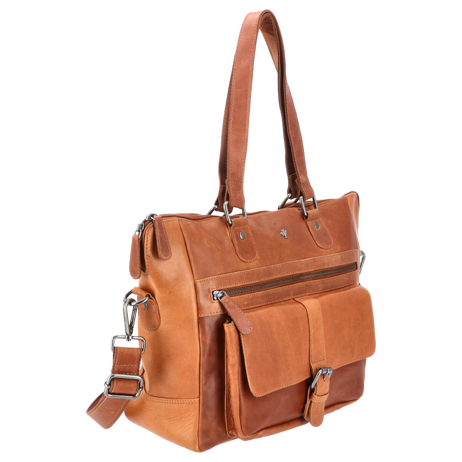 The Skandinavian Brand Leder Shopper - Cognac Abbildung 6