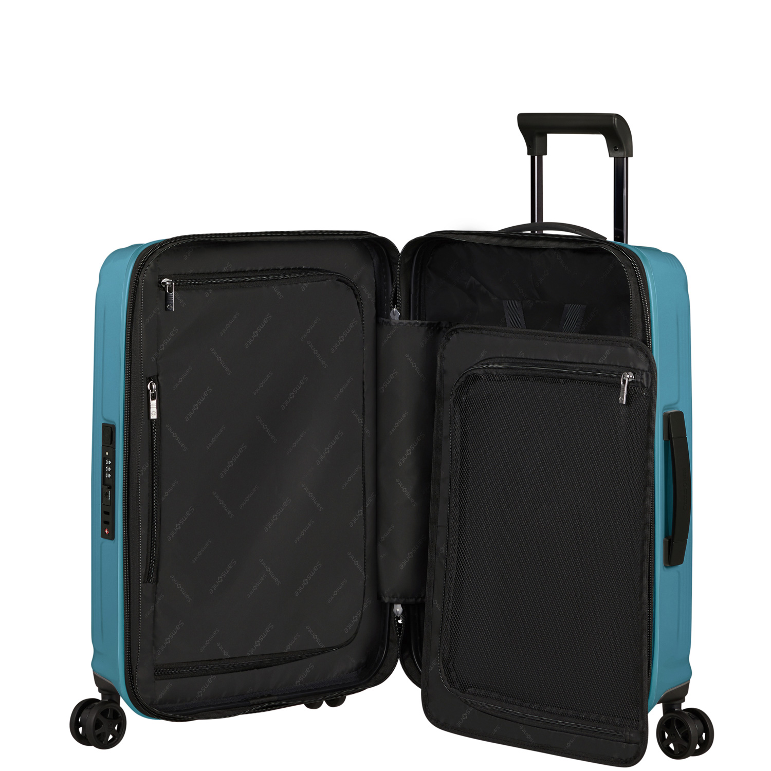 Samsonite 4-Rad Trolley 55cm erw. Nuon blau