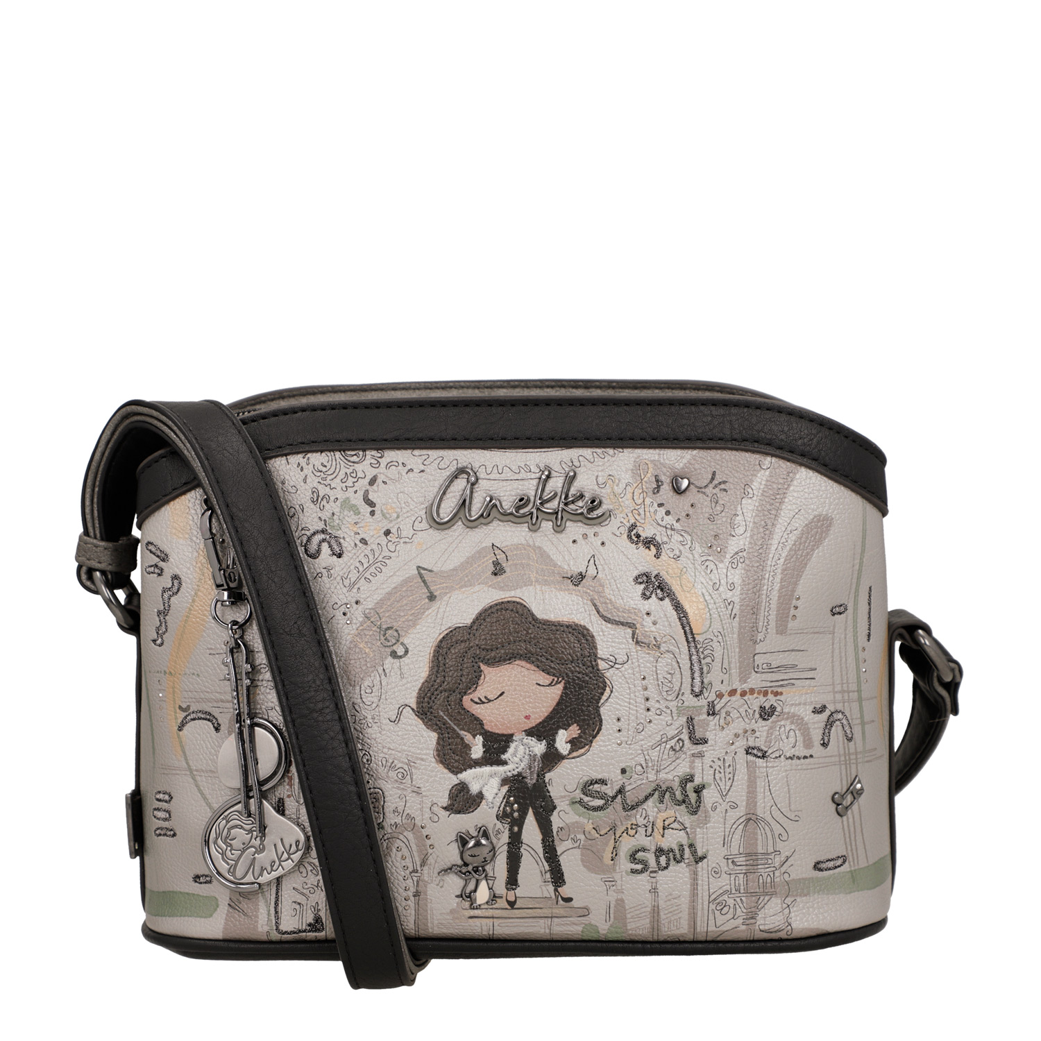 Anekke Damen Schultertasche Bolso Bandolera multicolour Abbildung 1