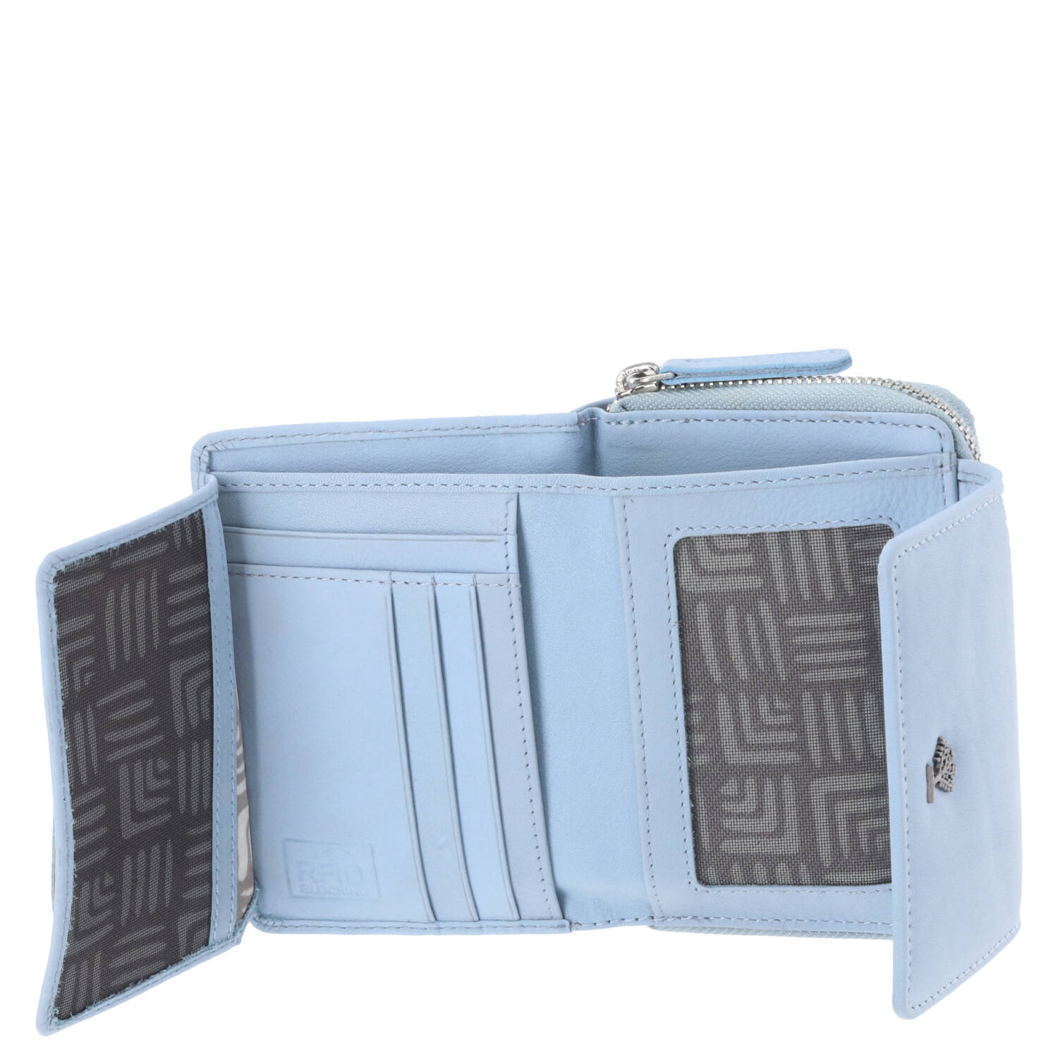 The Skandinavian Brand Damenbörse Leder - light blue Abbildung 4