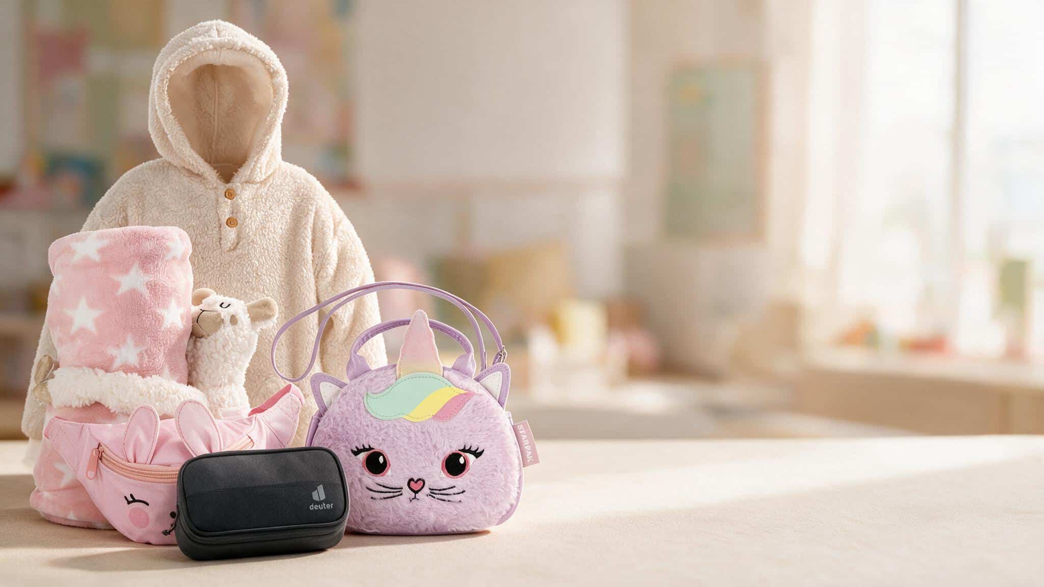 Kinder-Accessoires für Schule, Freizeit und gemütliche Stunden