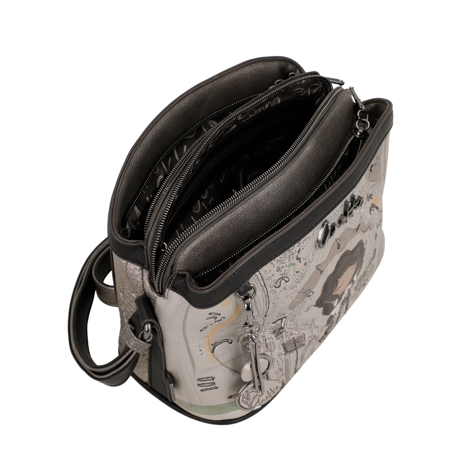 Anekke Damen Schultertasche Bolso Bandolera multicolour Abbildung 5