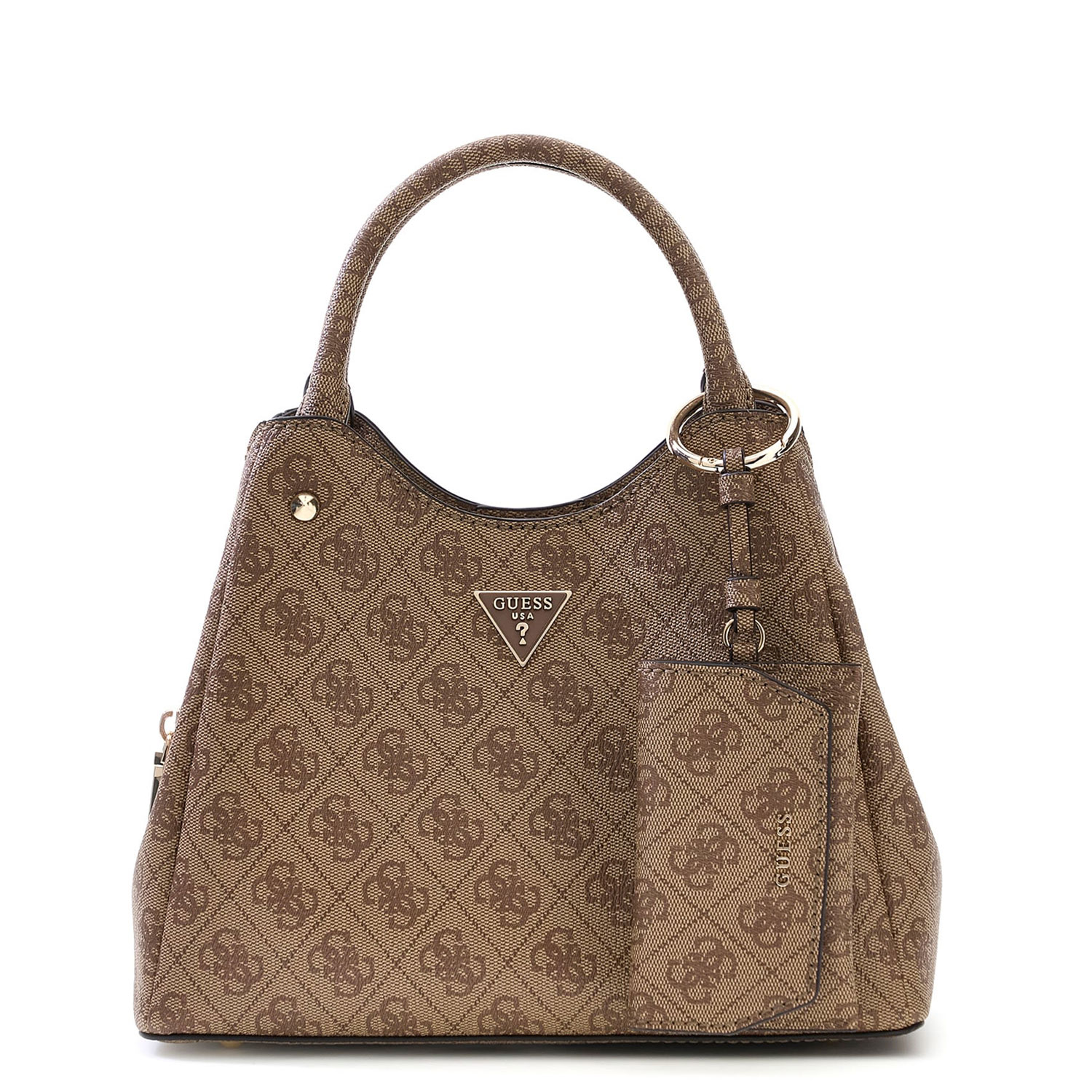 GUESS Handtasche LORELLA LOGO SM GRLFRND TOTE Latte Logo Abbildung 3