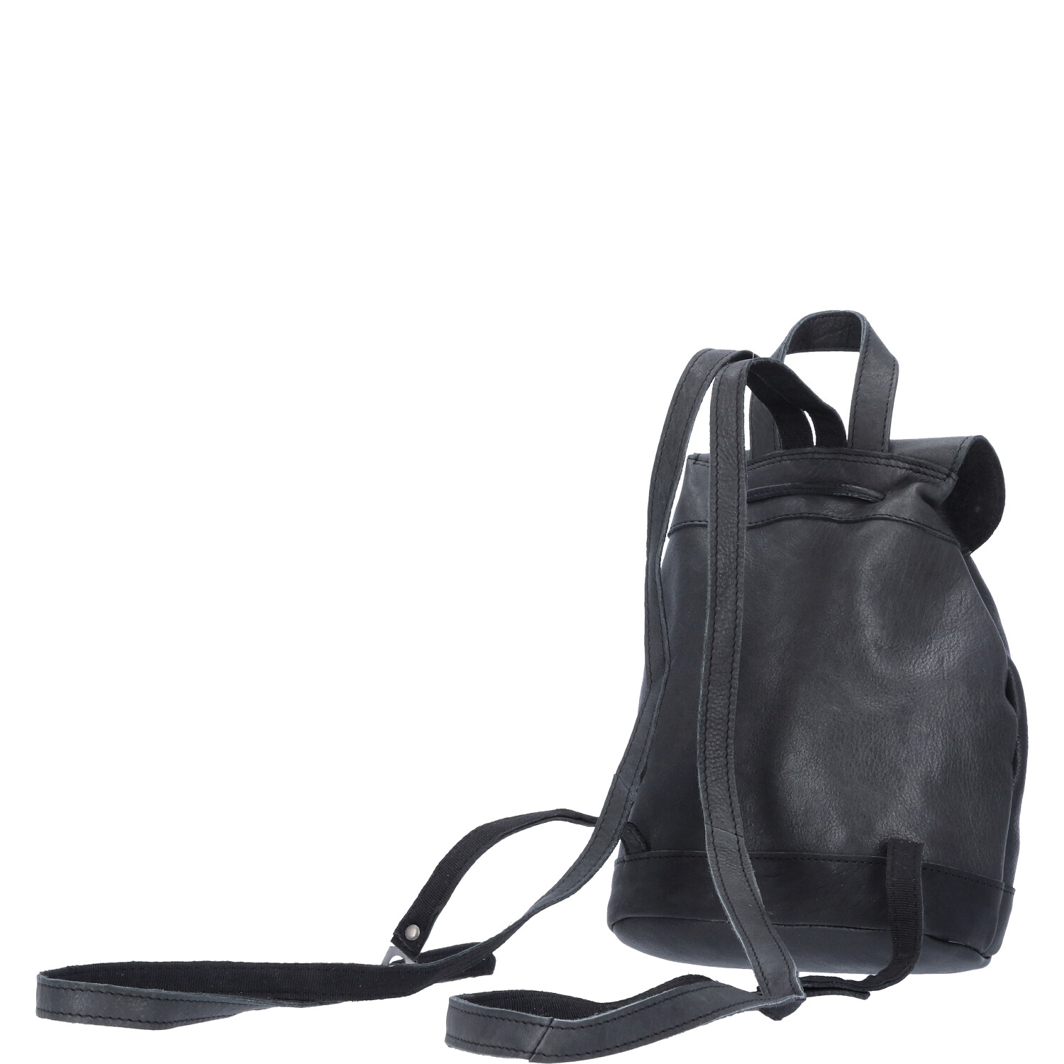 The Skandinavian Brand Damen Lederrucksack mini Style  schwarz