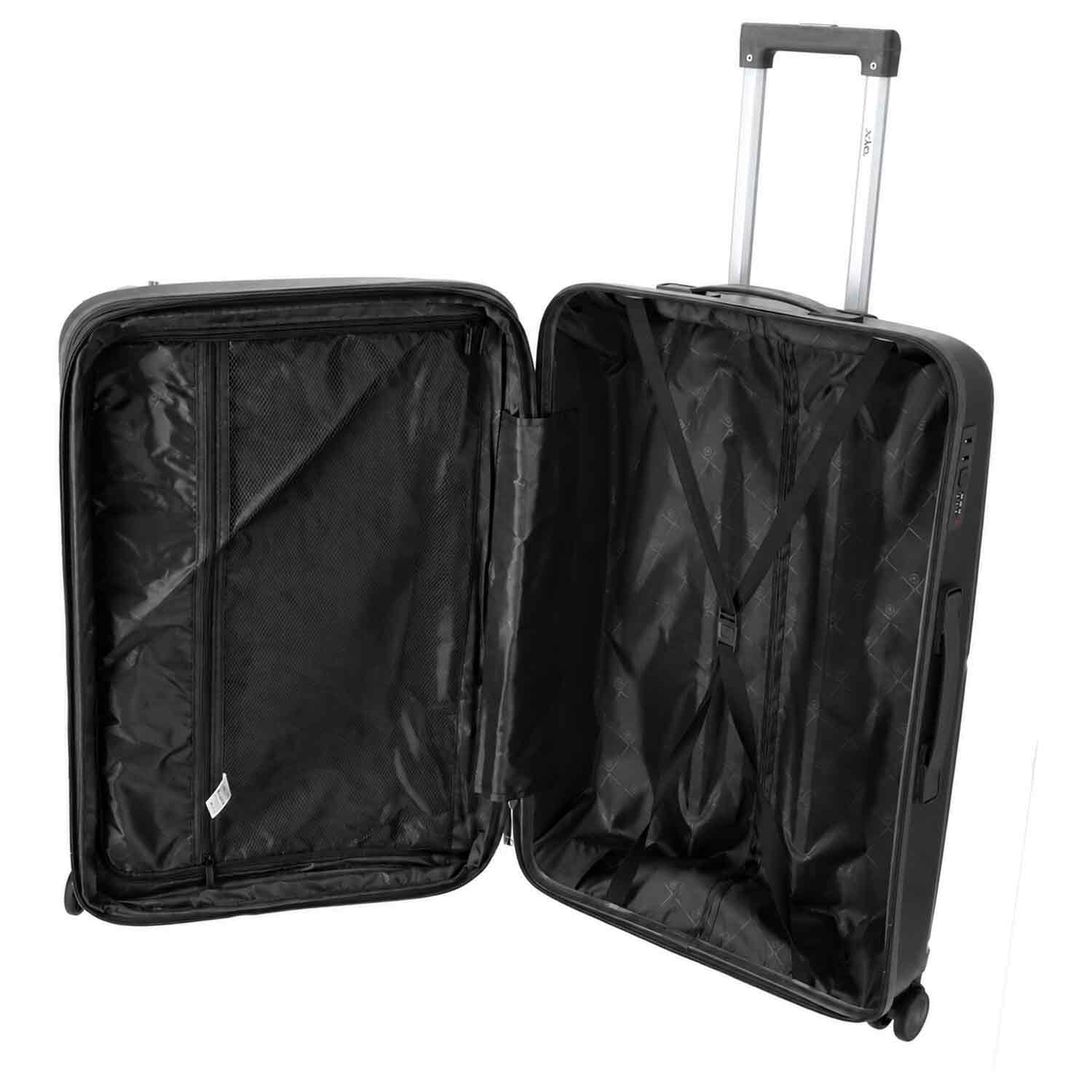 DYX 4 Rollen Koffer S 54 cm Los Angeles Black Abbildung 3