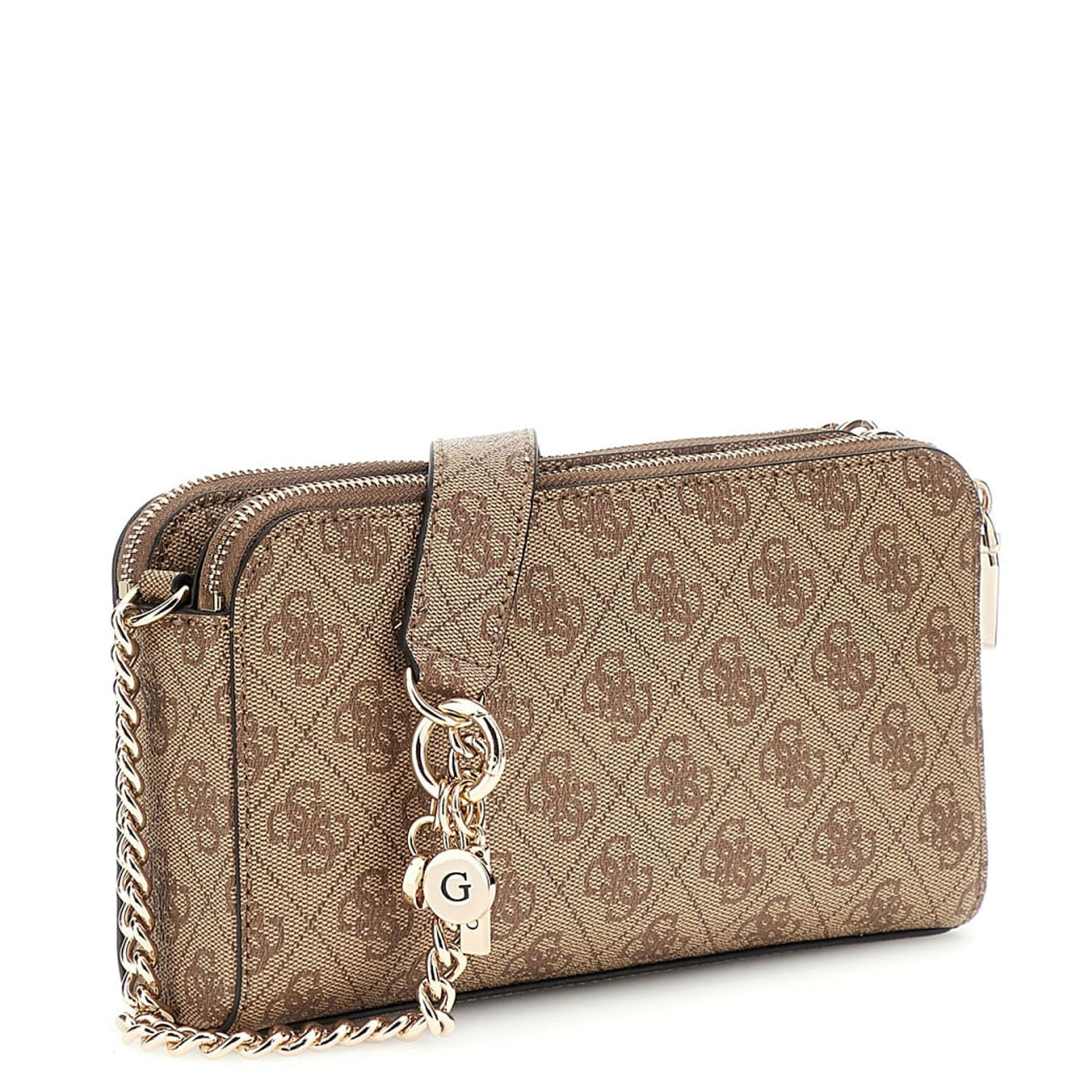GUESS Clutch Umhängetasche Eco Erica Latte Logo Abbildung 2 GUESS Clutch Umhängetasche Eco Erica Latte Logo Abbildung 2