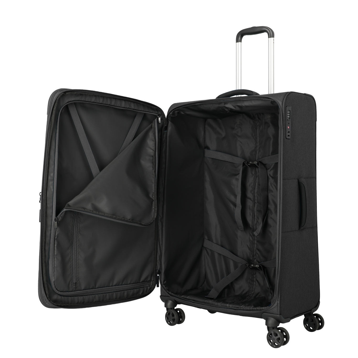 Travelite 4-Rad Trolley L Kick Off Black Abbildung 3