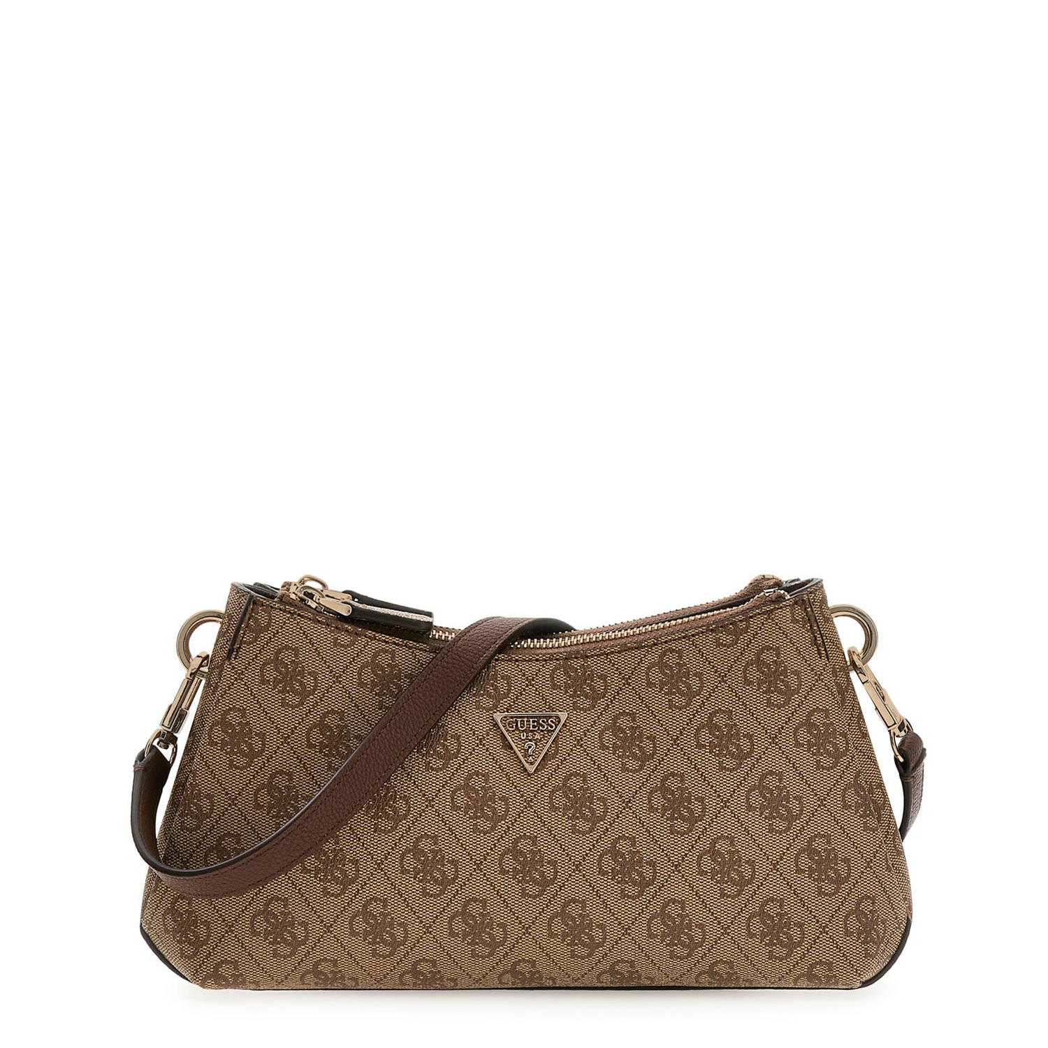 GUESS Umhängetasche Noelle II Latte Logo/Brown Abbildung 6