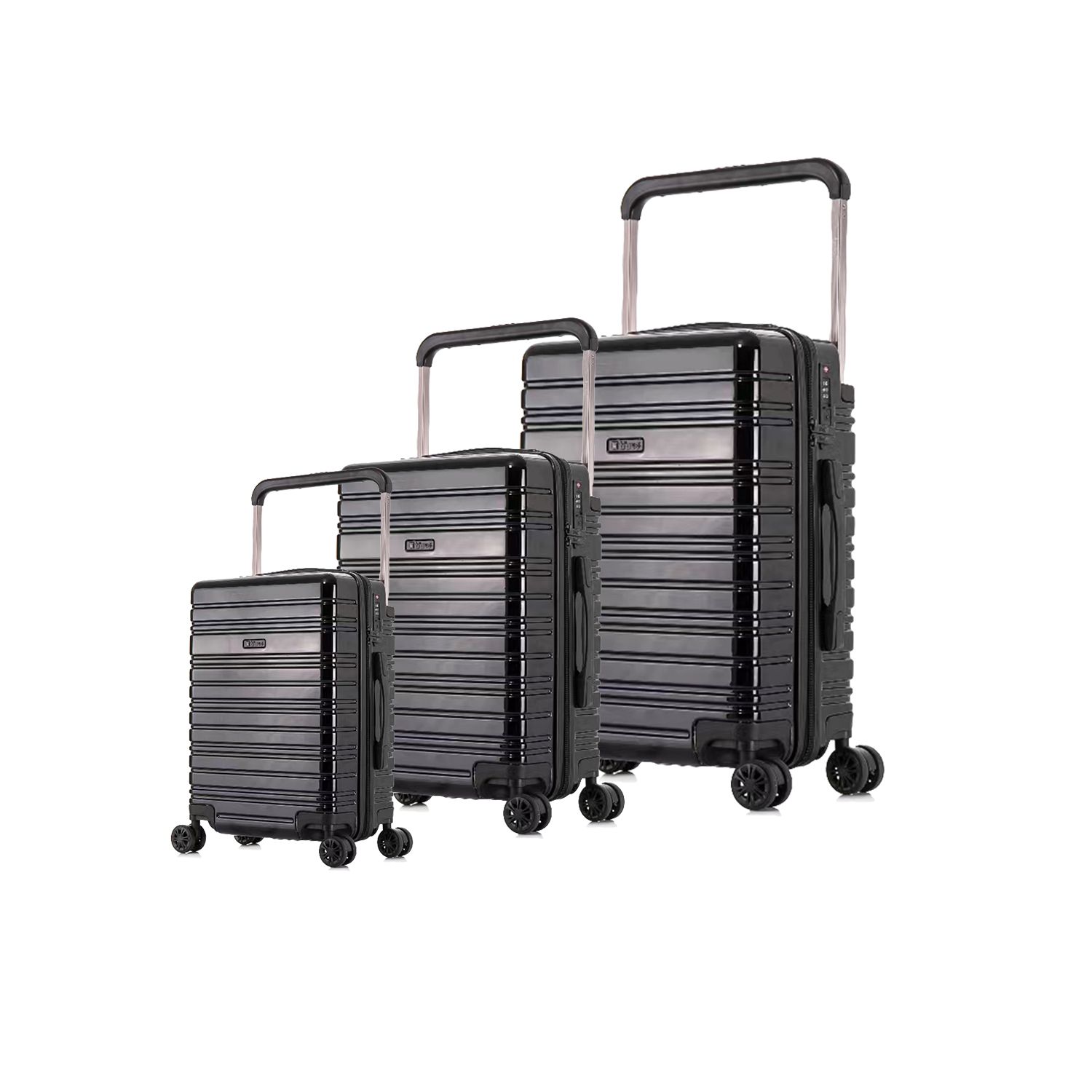 TheTrueC 4-Rad Trolley 3er Set S/M/L Göteborg Black