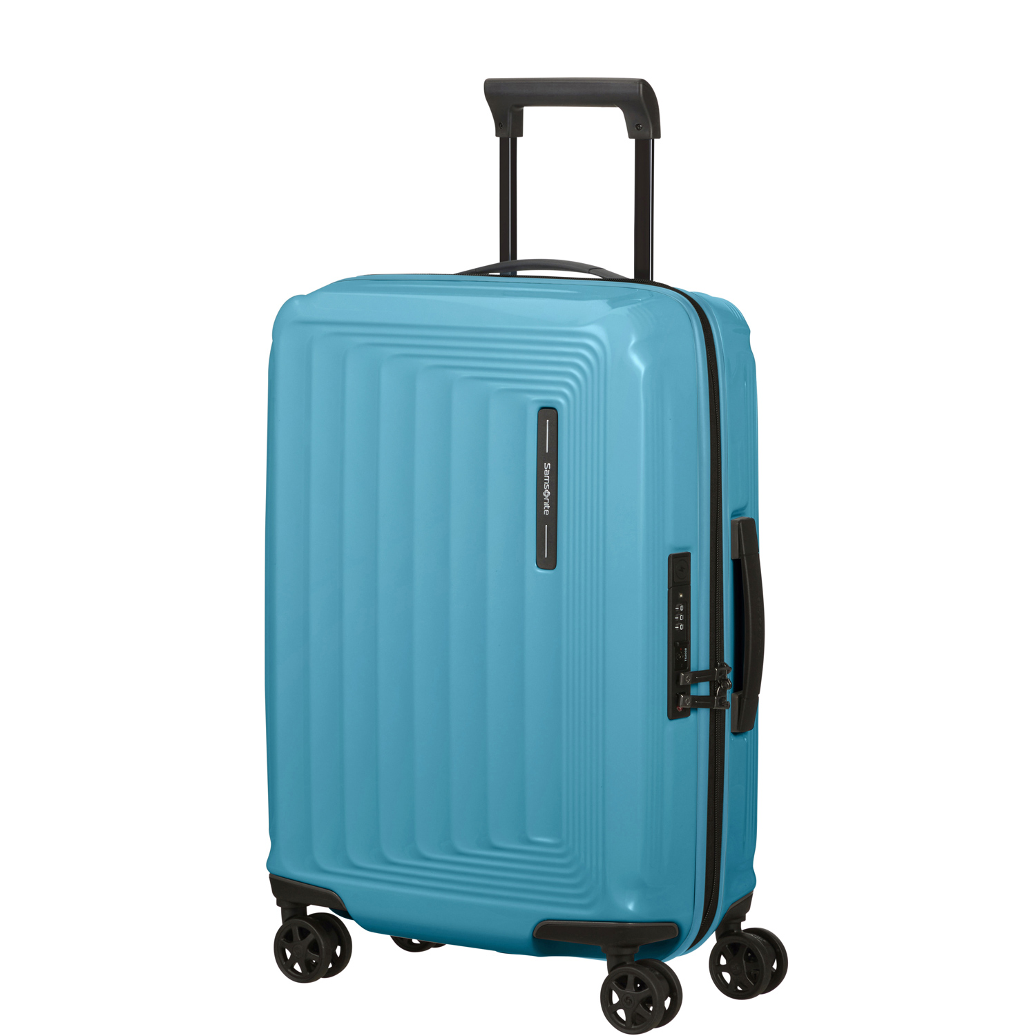 Samsonite 4-Rad Trolley 55cm erw. Nuon blau