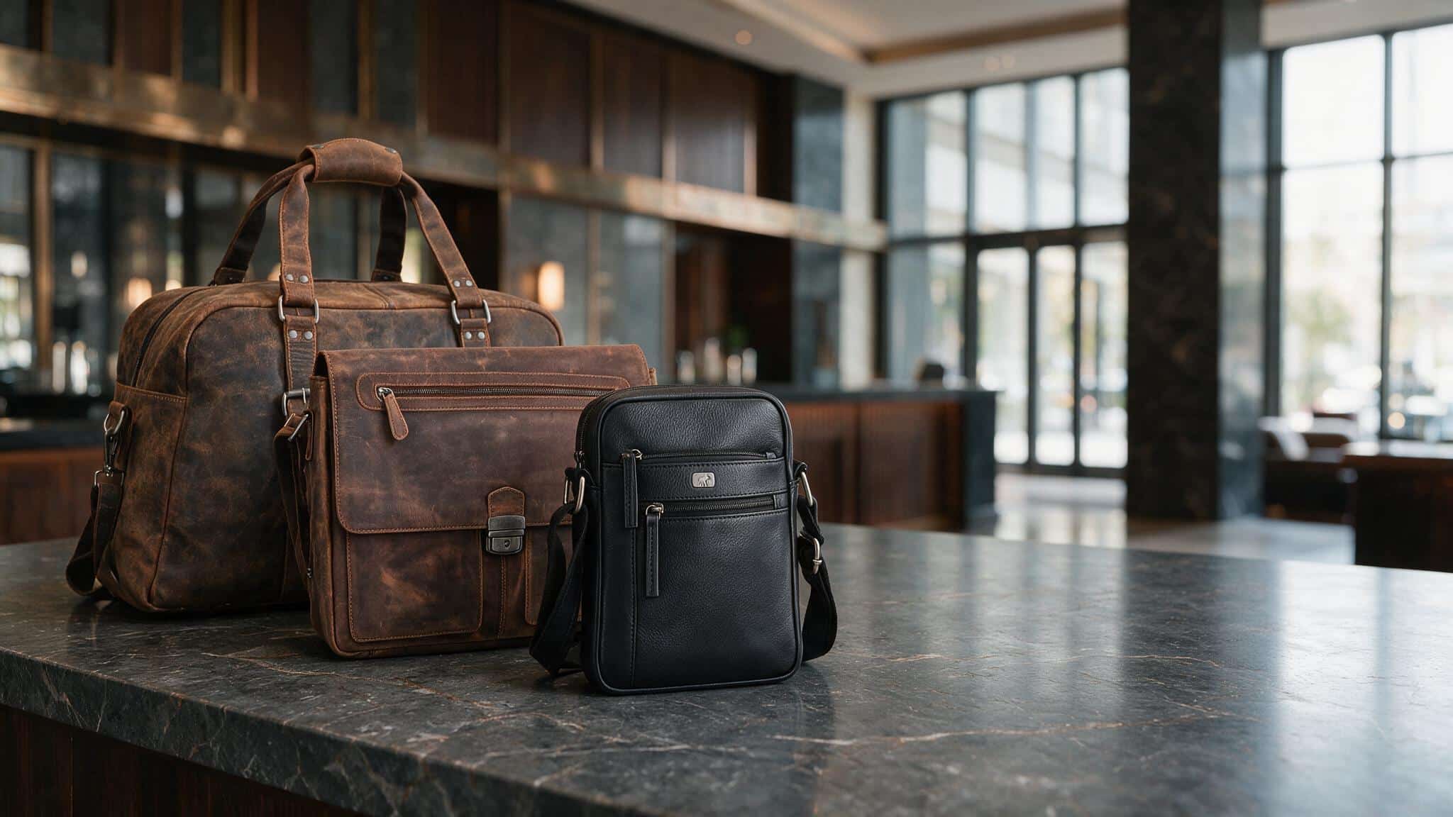 Herrentaschen für Alltag, Beruf und Reise