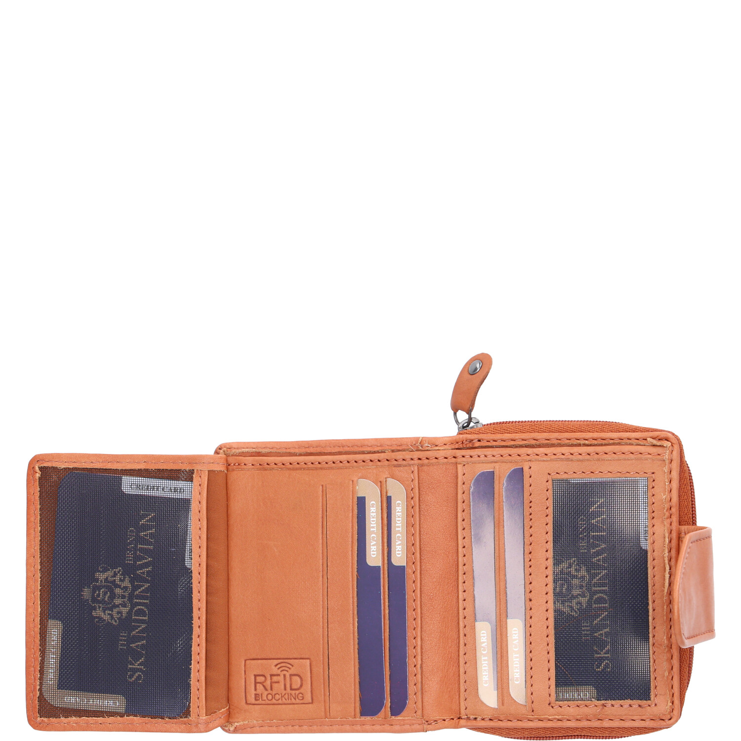 The Skandinavian Brand Leder Geldbörse  Cognac Abbildung 4