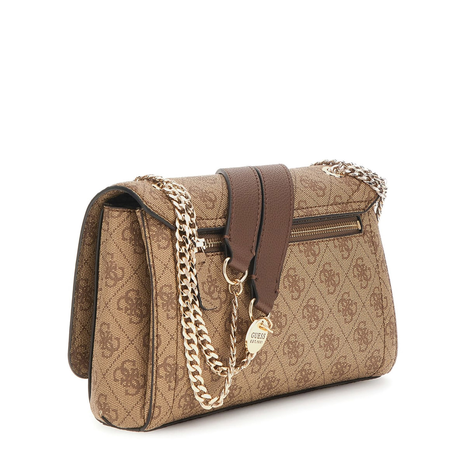 GUESS Umhängetasche Noelle II Latte Logo/Brown Abbildung 2