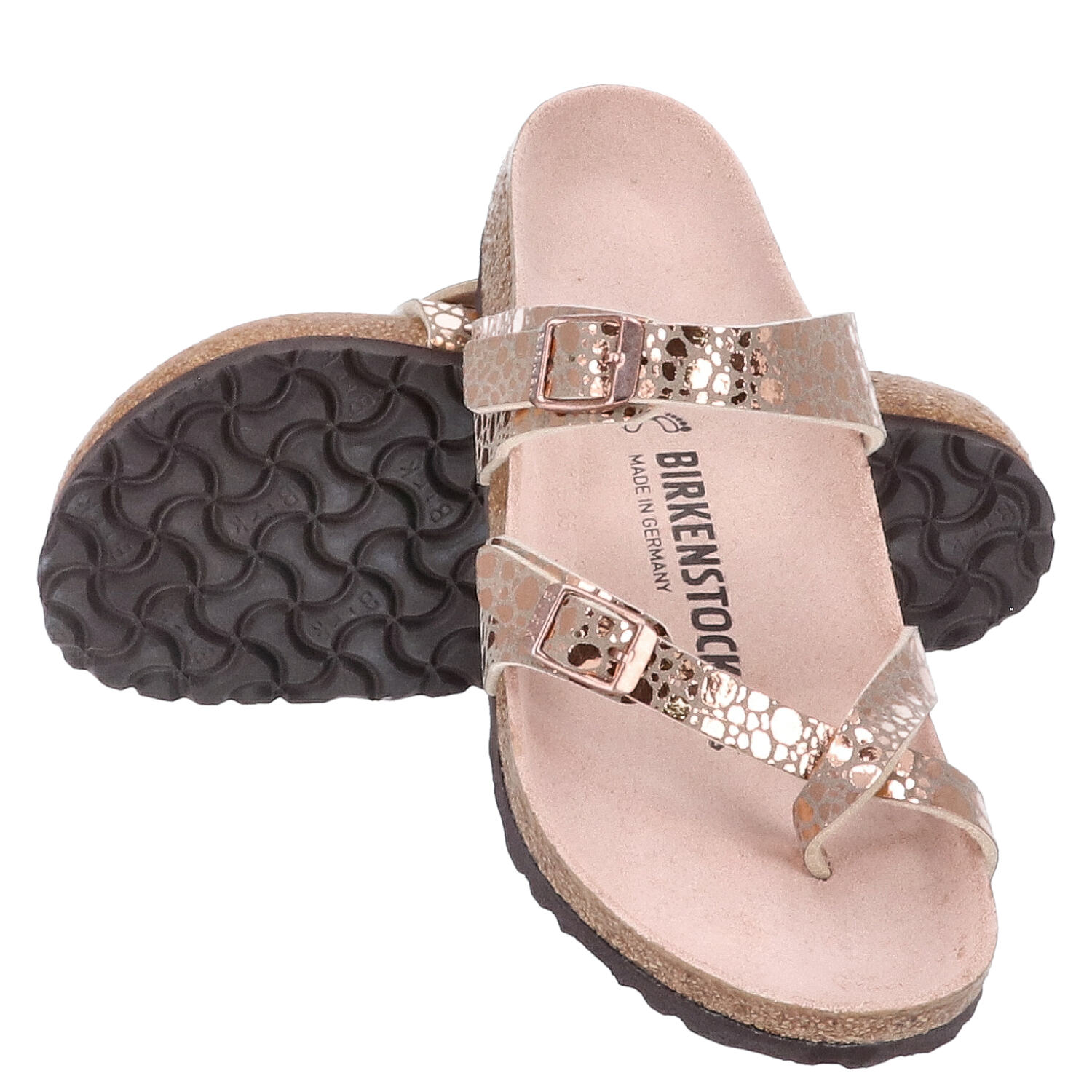 Birkenstock Sandalen Größe 37 Mayari Metallic Stones Copper TOTAL AUSVERKAUF   Abbildung 1