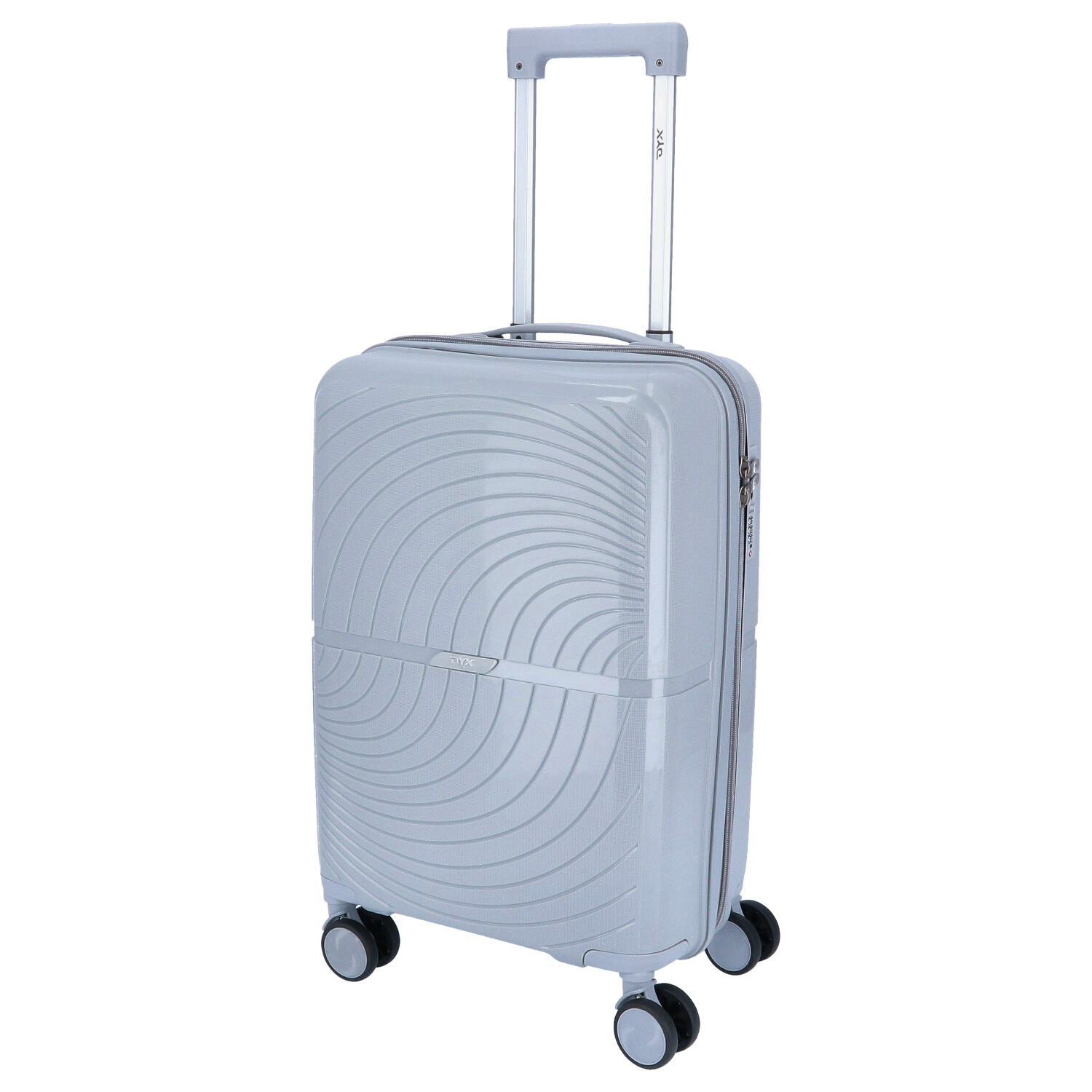 DYX 4 Rollen Trolley 3er Set S/M/L Paris hellgrau Abbildung 2