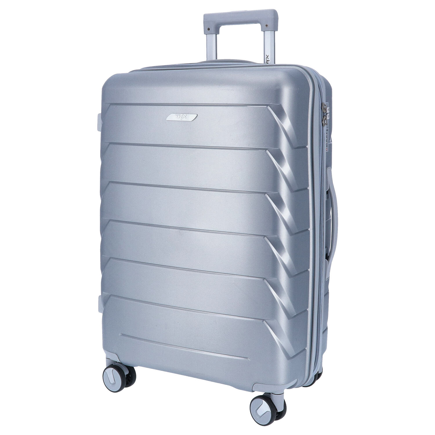 DYX 4 Rollen Trolley 3er Set S/M/L Washington silber Abbildung 3