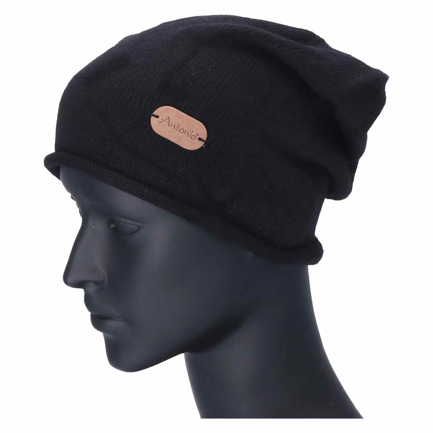 Antonio Strick Mütze Beanie  schwarz Abbildung 2 Antonio Strick Mütze Beanie  schwarz Abbildung 2