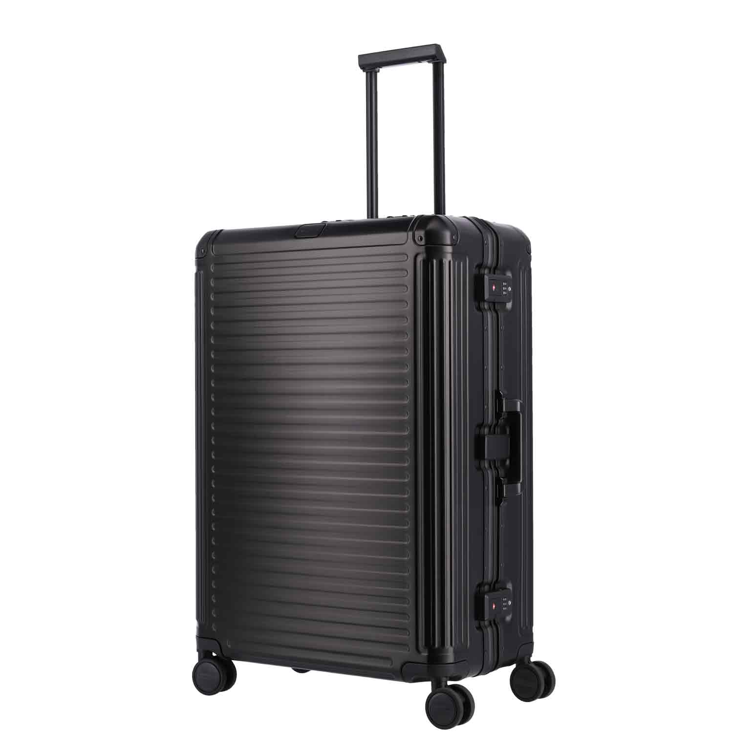 Travelite Aluminium Trolley 4 Rollen L NEXT schwarz